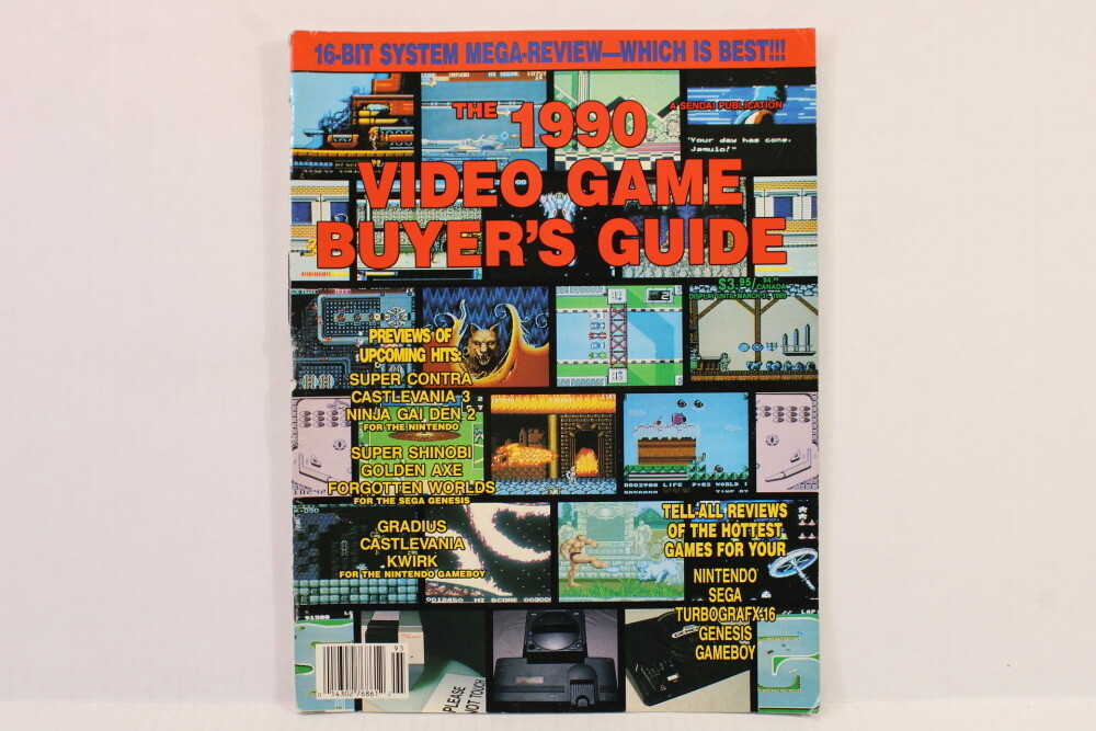 EGM Magazine #5 1990 Video Game Buyer’s Guide Electronic Gaming Monthly RARE