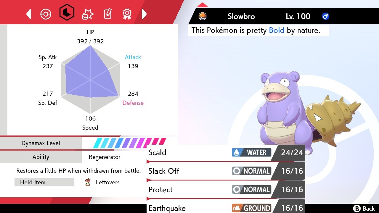 Pokemon Sword and Shield 4iv Shiny Slowbro – FAST DELIVERY!