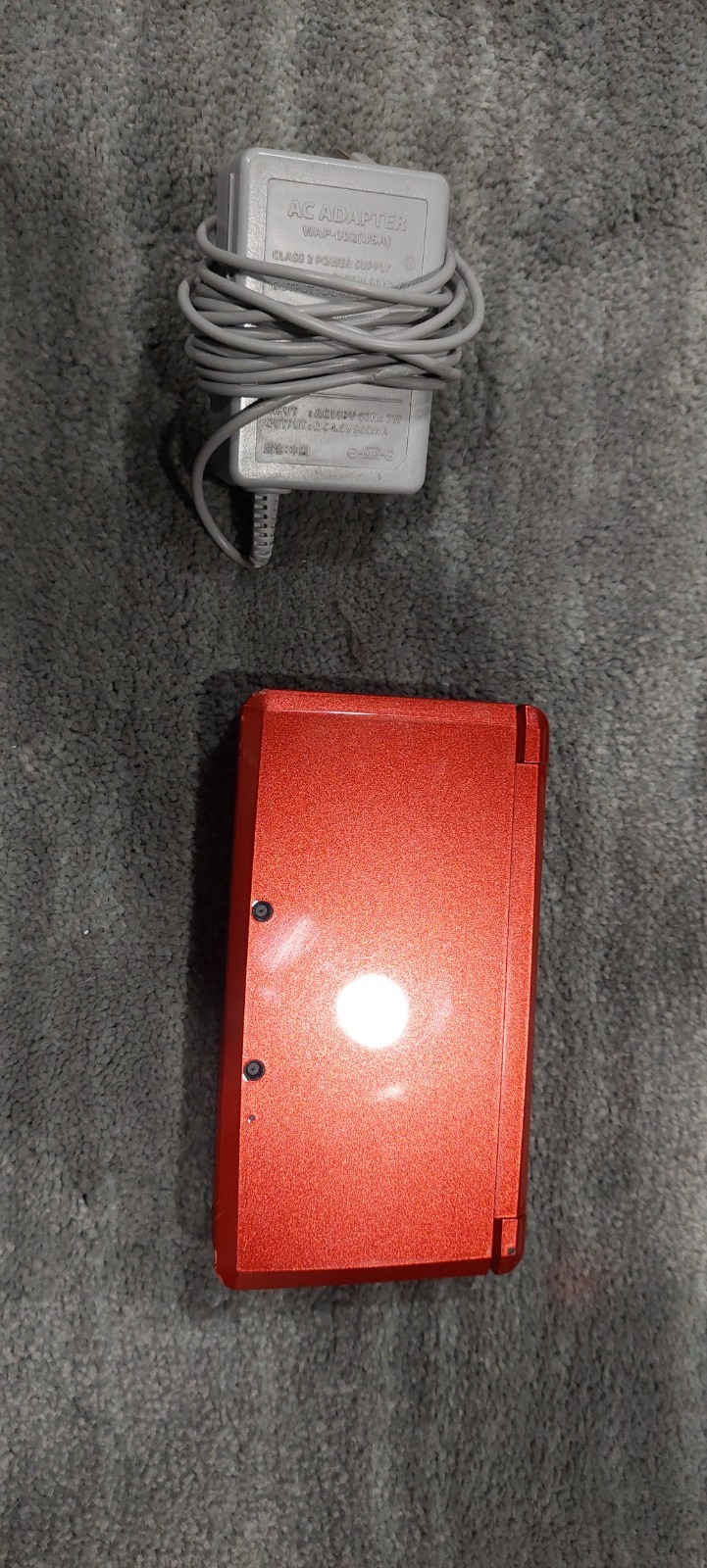 Nintendo 3DS Handheld System – 3d Mario Land Edition Flame Red Used See Pics