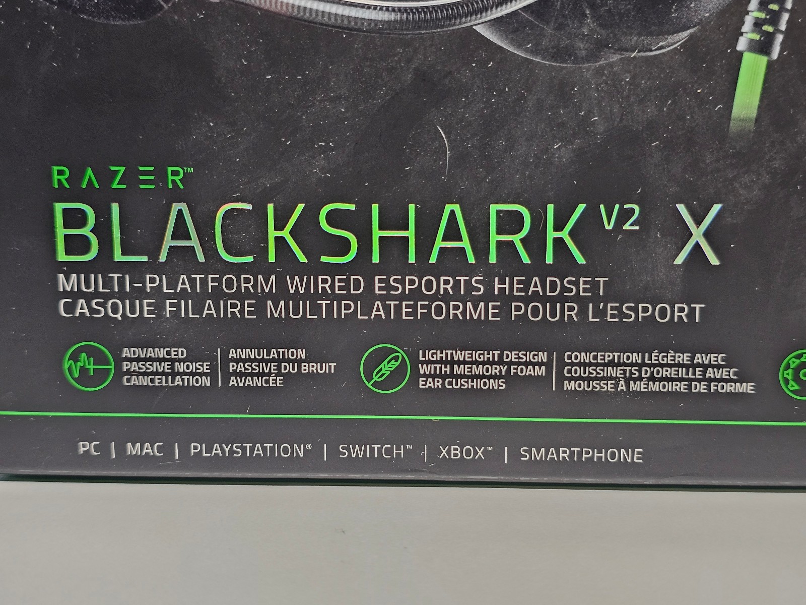 Razer BlackShark V2 X Multi-Platform Wired Esports Headset -New! Sealed!