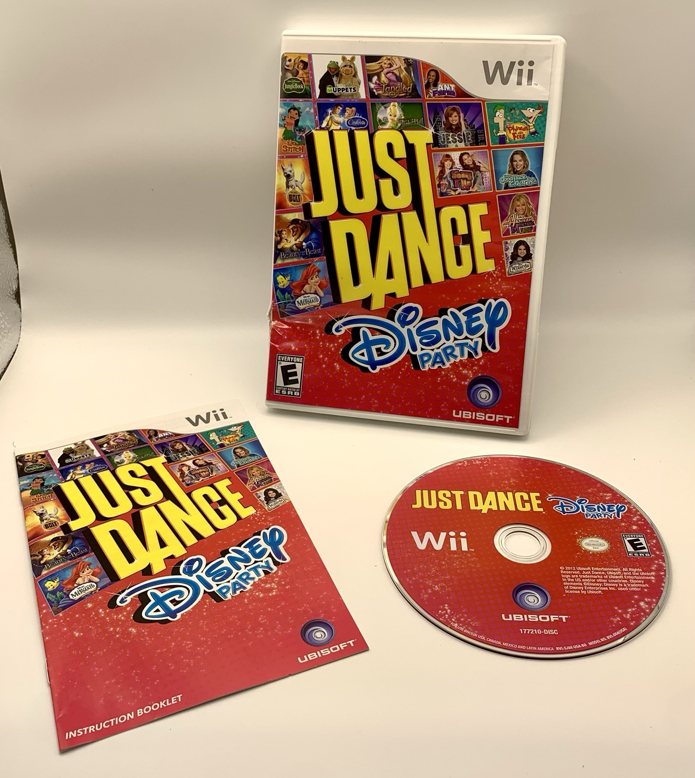 Just Dance Disney Party Nintendo Wii In Box With Manual Game Excellent Condition
