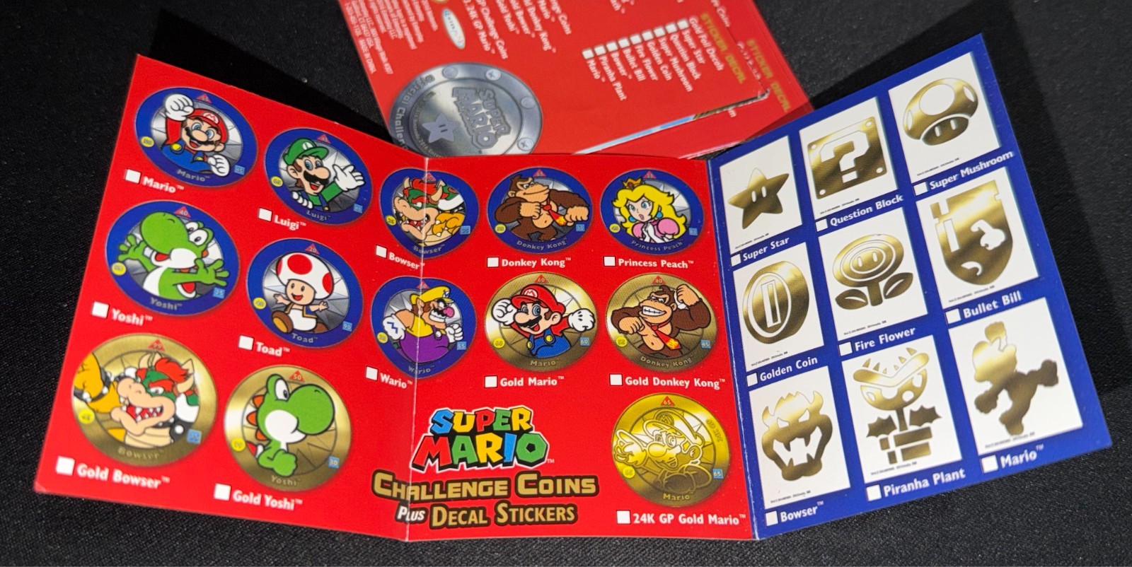 2016 Enterplay Nintendo Super Mario Challenge Coins MINT SEALED SET complete 1