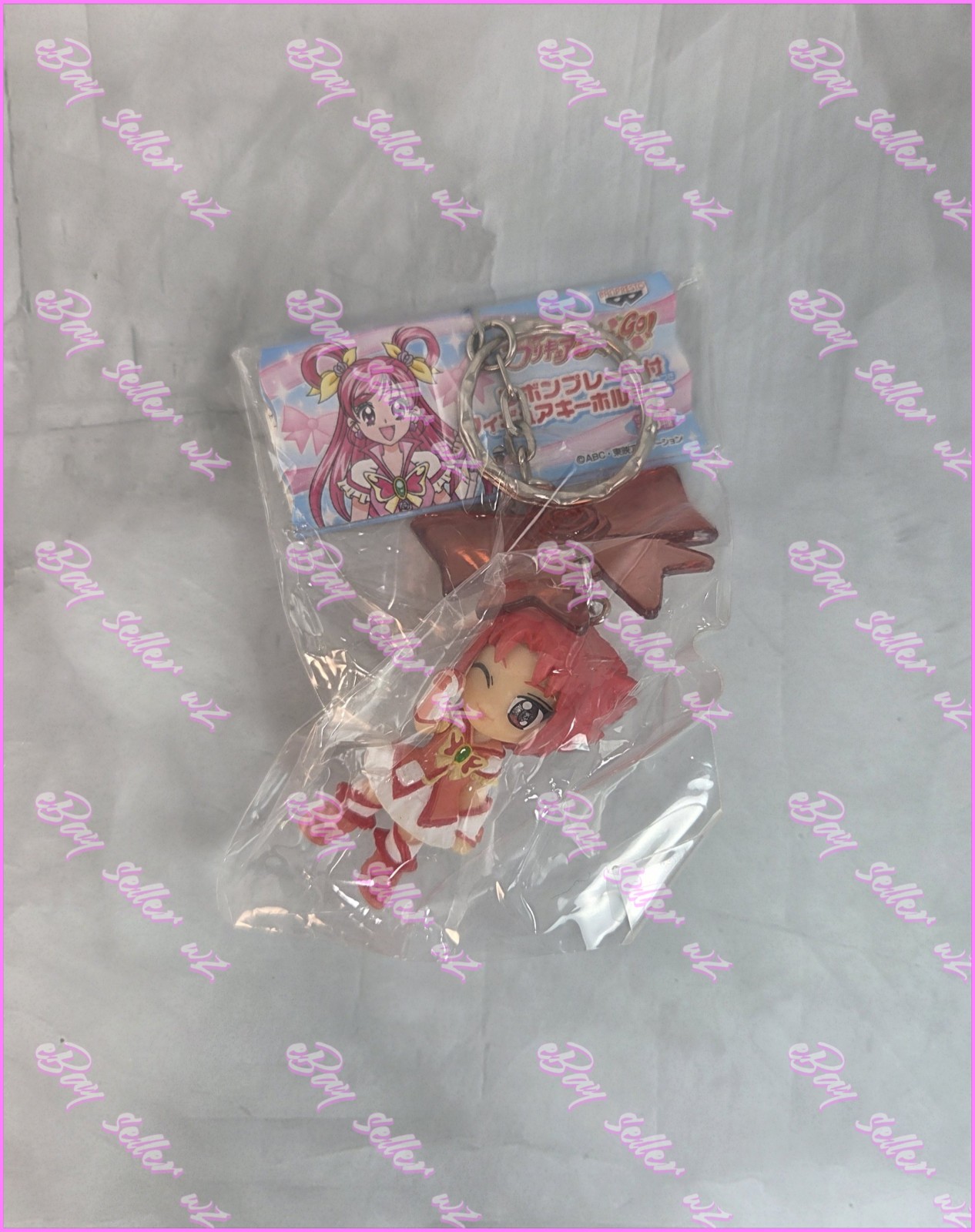Cure Rouge Ribbon Plate Figure Keychain Strap Pretty Cure Yes Precure 5 Go Go