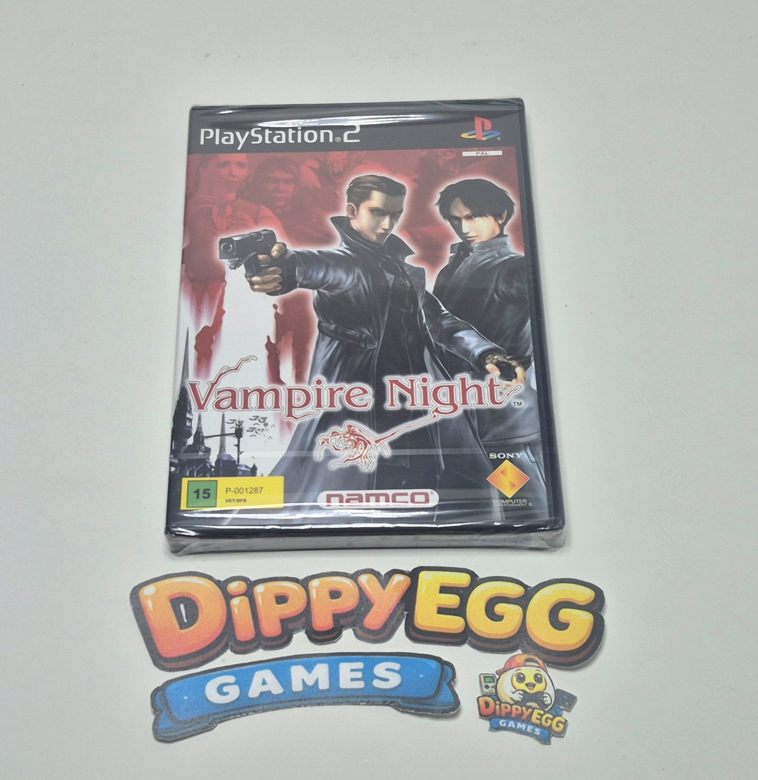​Vampire Night G-Con 2 Lightgun Bundle PS2 PAL Brand New In Box Namco Sony VGC
