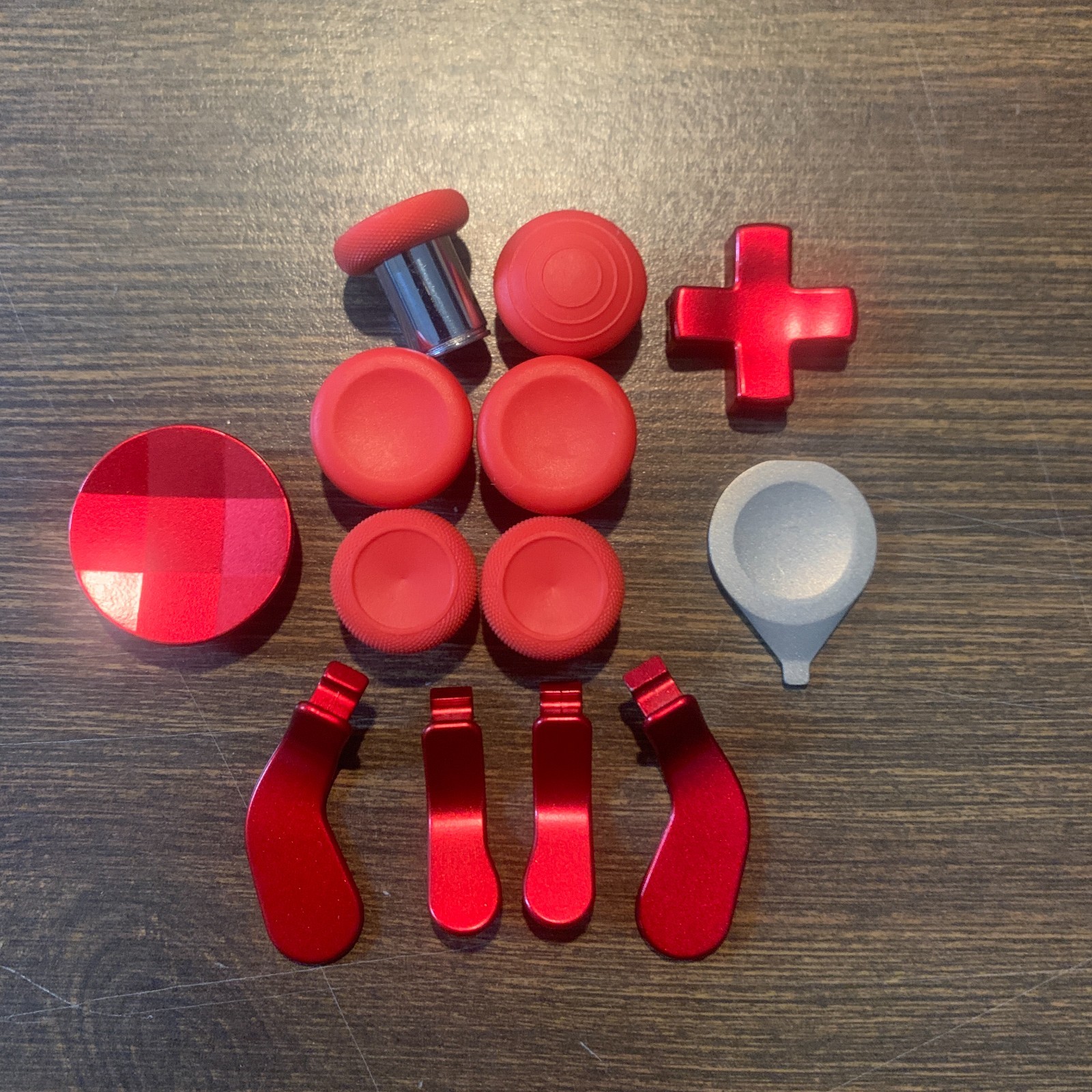 Red Magnetic Thumbsticks Paddles D-Pad Set for Xbox Elite Series 2 Model 1797