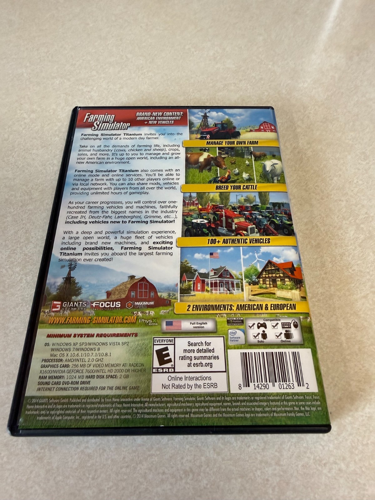2014 Farming Simulator [ Titanium Edition] (PC / DVD-ROM) +Farming Simulator 15