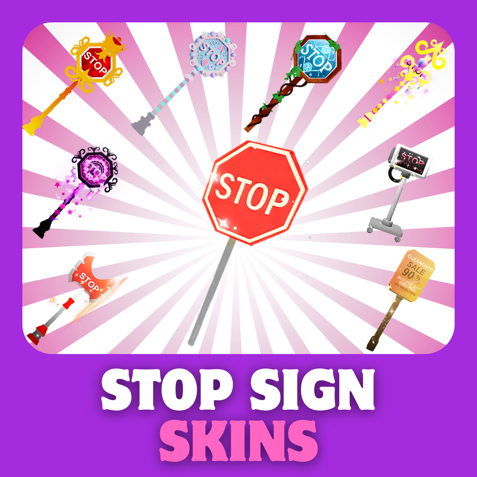 Stop Sign Cosmetics & Skins | Baddies | Cheapest | Fast Delivery