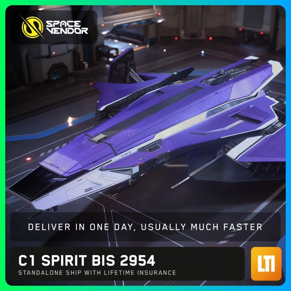 Star Citizen C1 Spirit BIS Best In Show 2954 LTI Lifetime Insurance CCUd