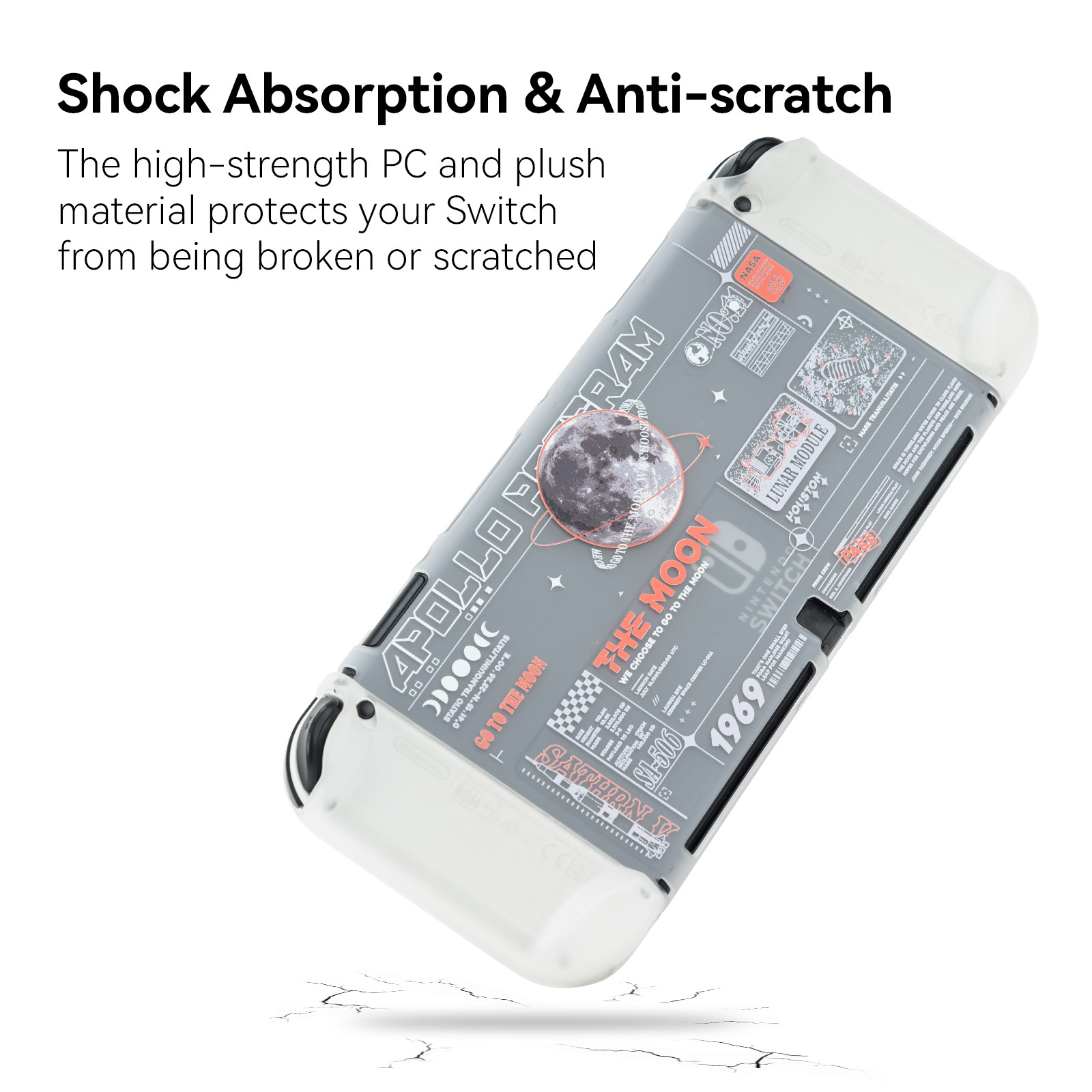 GeekShare Hard Protective Case for Nintendo Switch OLED & Joy Con Anti-Scratch
