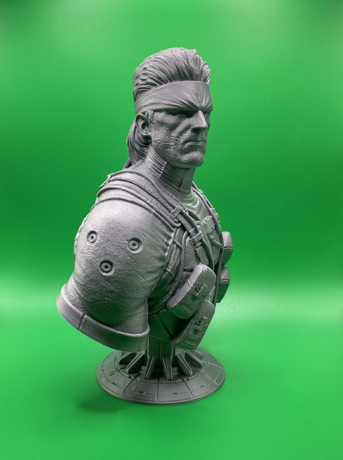 Metal Gear Solid Figure | 3D Printed | Paintable Plastic | 7 Inches Tall