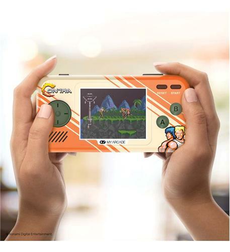 My Arcade Contra Pocket Player Handheld -2 Built In Games: Contra, Super Contra
