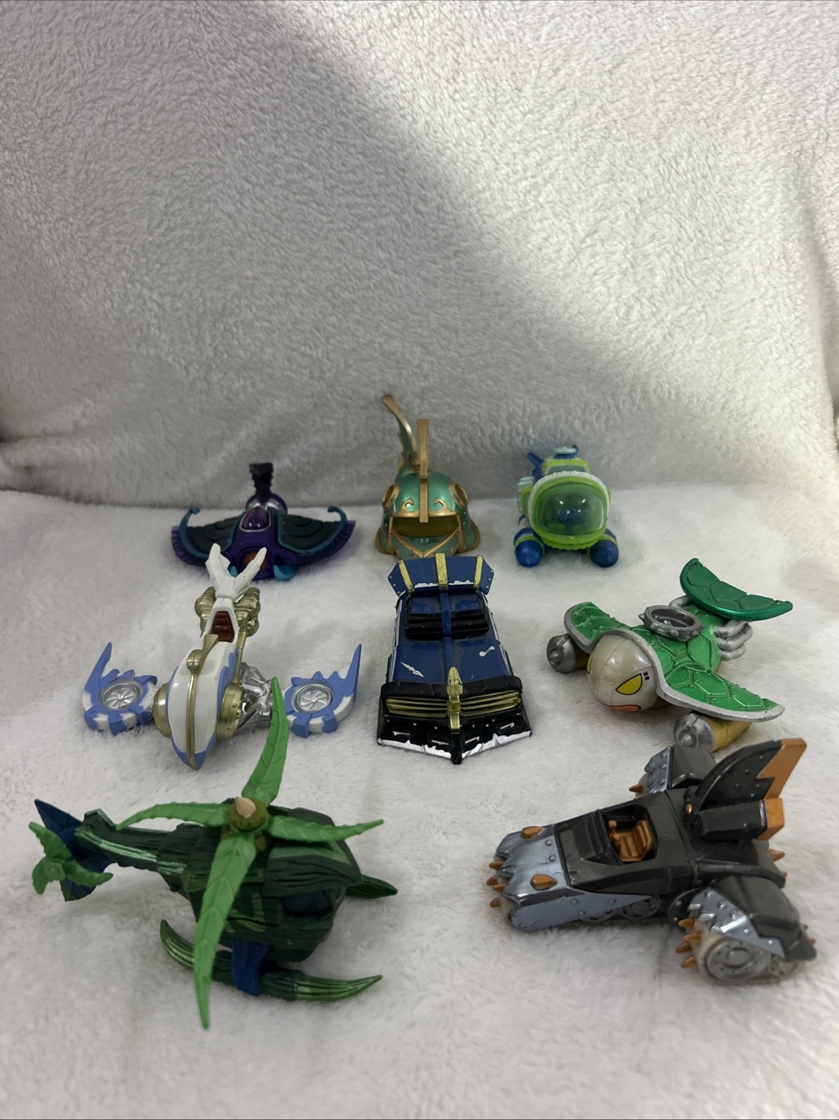 Lot Of 8 Skylander Vehicles