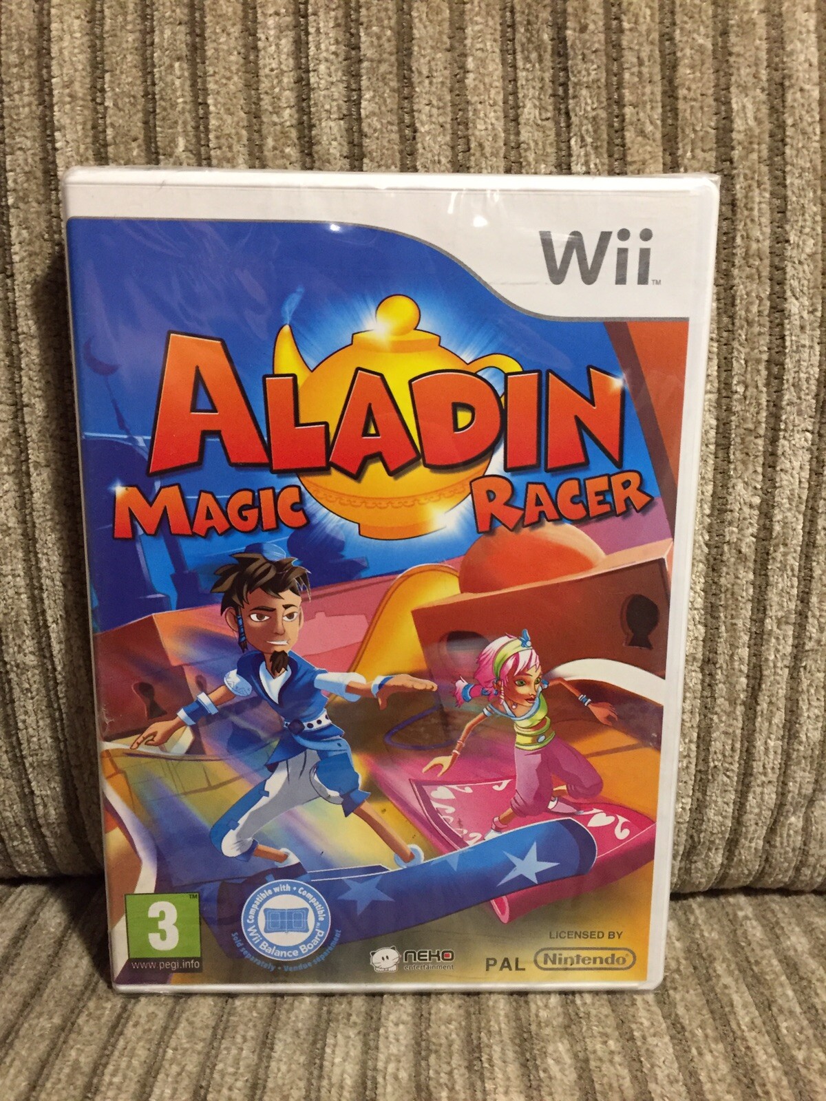 Aladin Magic Racer Nintendo Wii Game New Sealed Aladdin PAL Version Wii Game