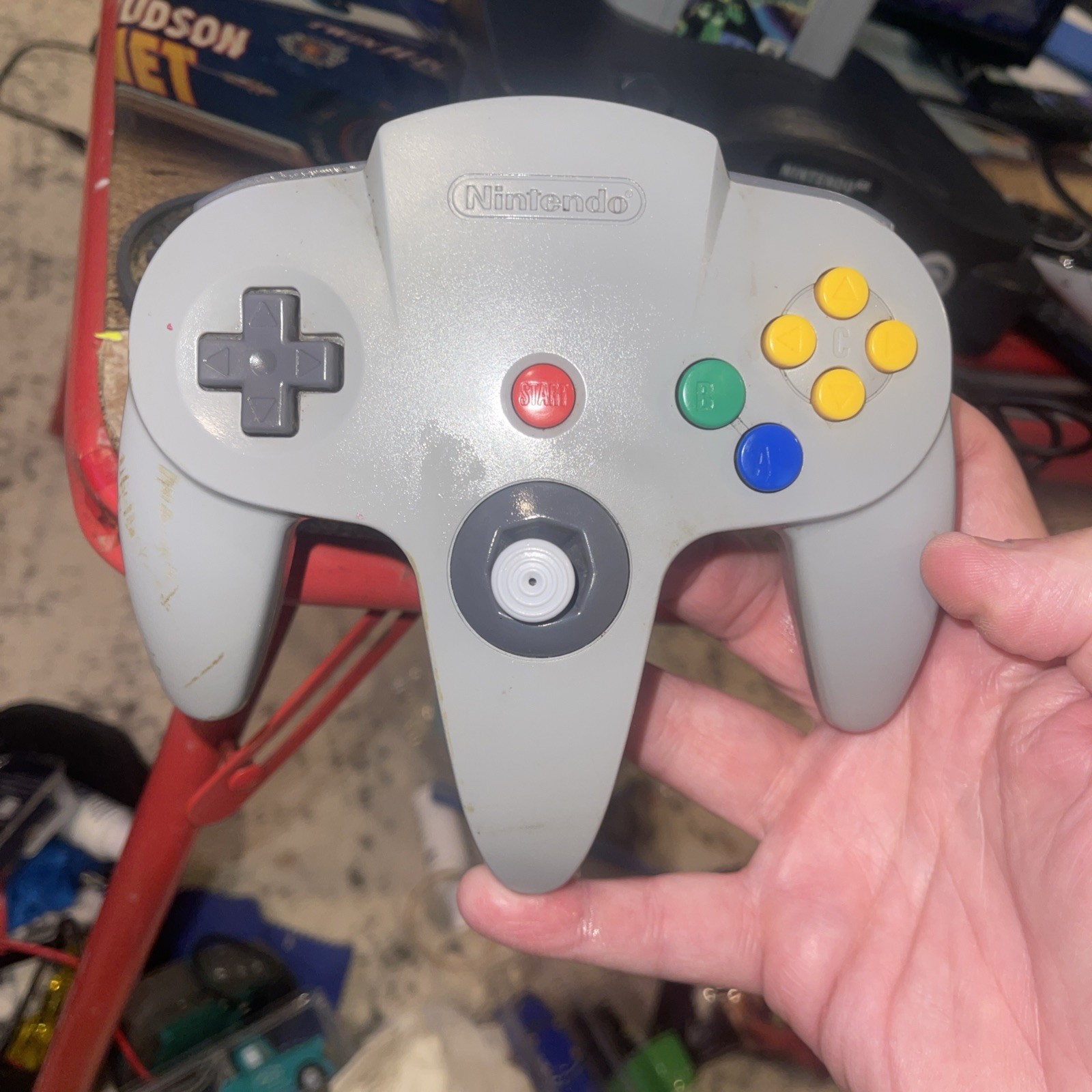 Nintendo 64 N64 Original System Console W 1 OEM Controller & Cords Free Ship