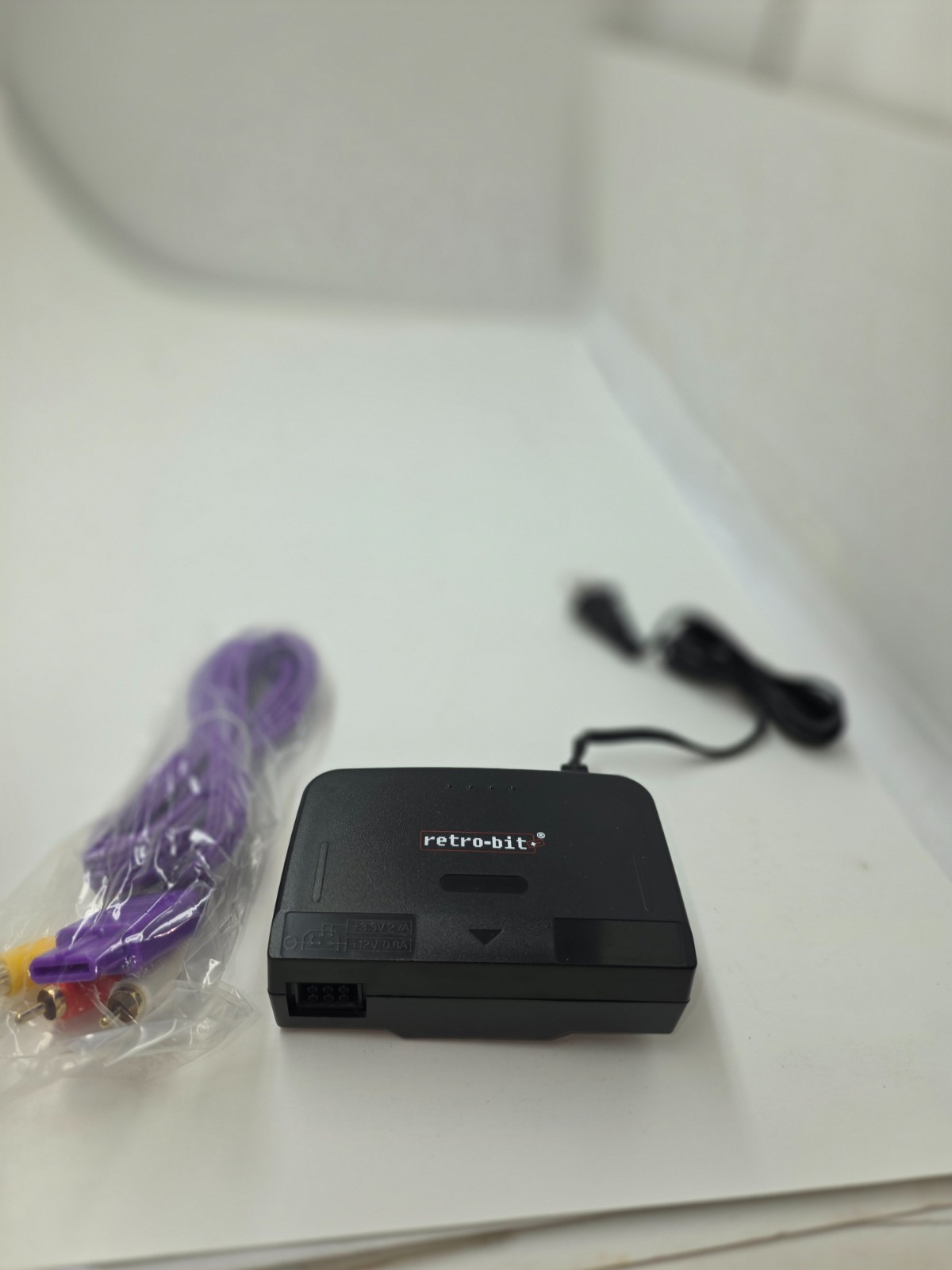 NEW AC Adapter Power Supply W/10FT Purple AV Cable Cord For Nintendo 64 N64 #K21
