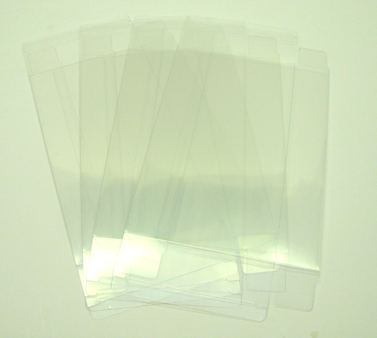 10X NINTENDO SUPER FAMICOM GAME CARTRIDGE – CLEAR PROTECTIVE BOX PROTECTORS
