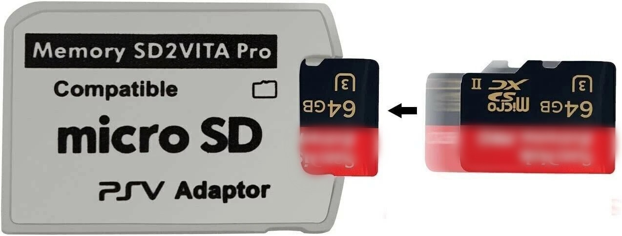 SD2VITA V5.0 PSVSD Micro Memory Pro SD Card TF Adapter For PSV2000 PSV1000