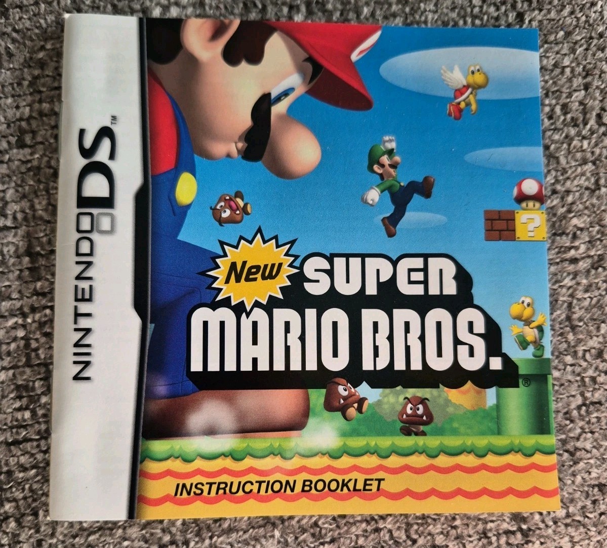 New Super Mario Bros. (Nintendo DS) Complete In Box, Tested & Authentic – USED