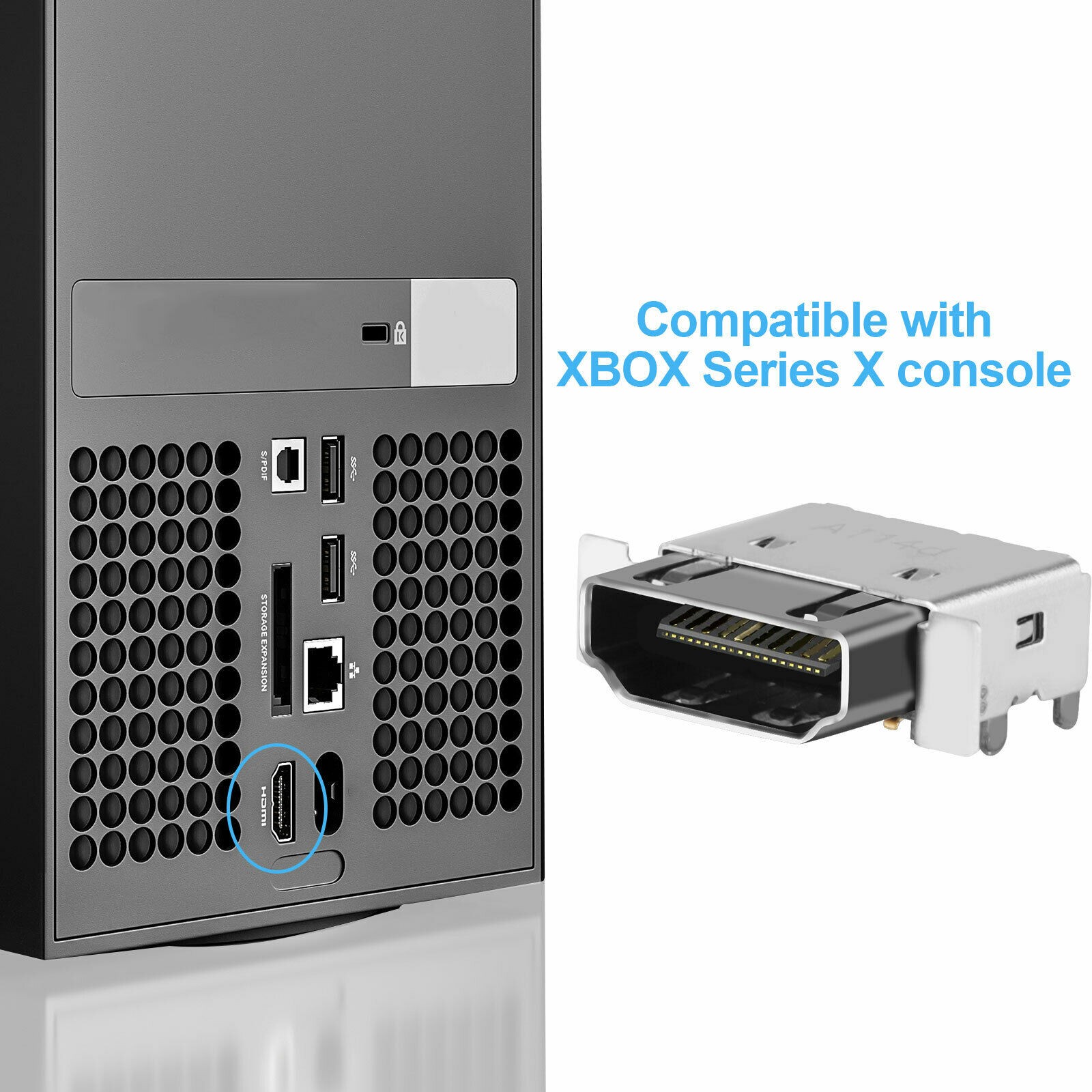 Console HDMI Port Interface Socket Jack Connecter For Microsoft Xbox Series X