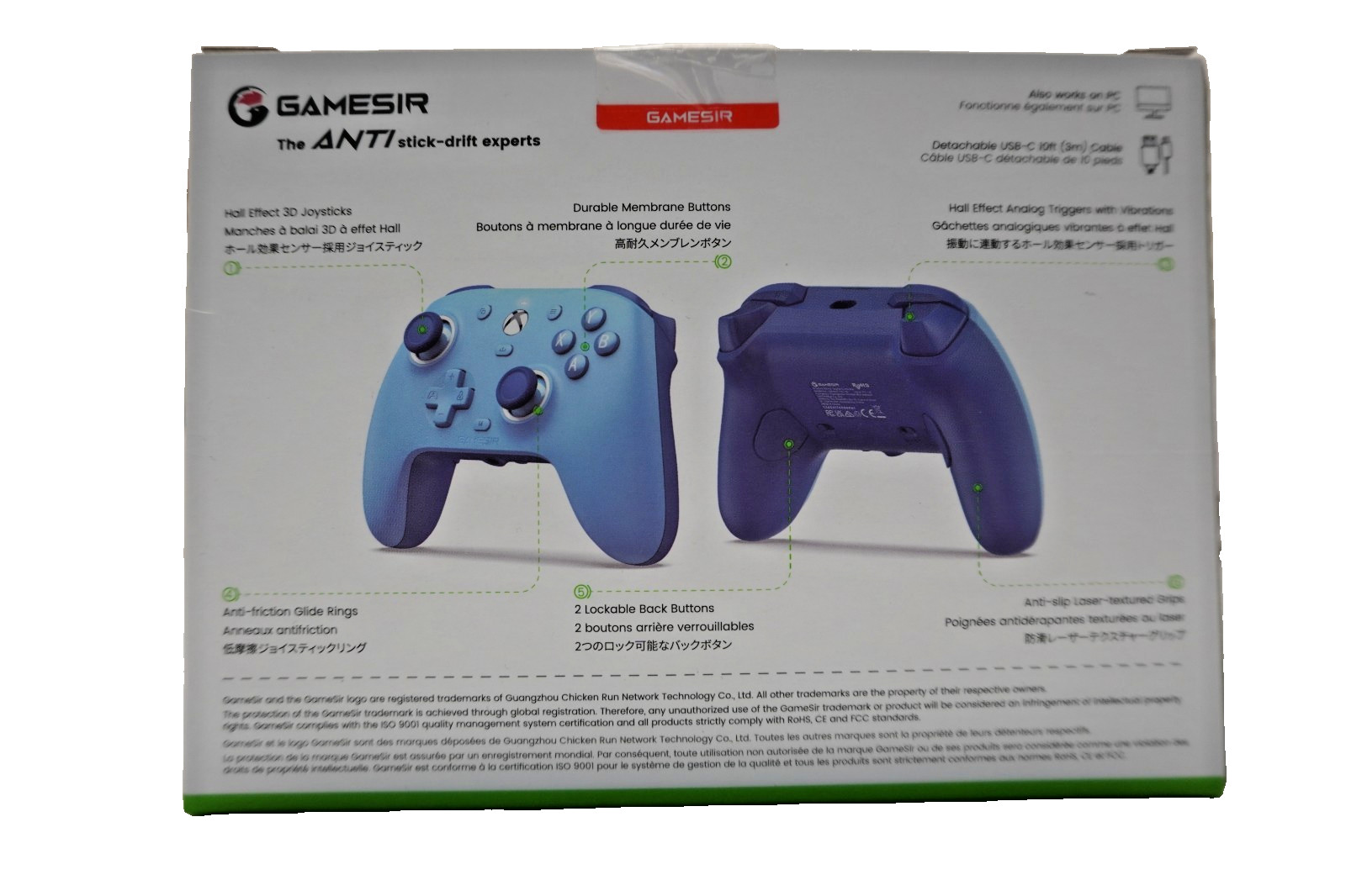 New GameSir G7 SE Wired Controller Blue w/ 1 Month Unlimited Game Pass