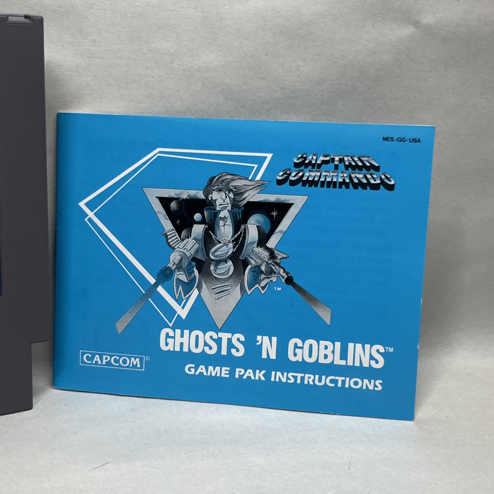 NES GHOSTS N GOBLINS W MANUAL AUTHENTIC & TESTED NINTENDO NES GAME
