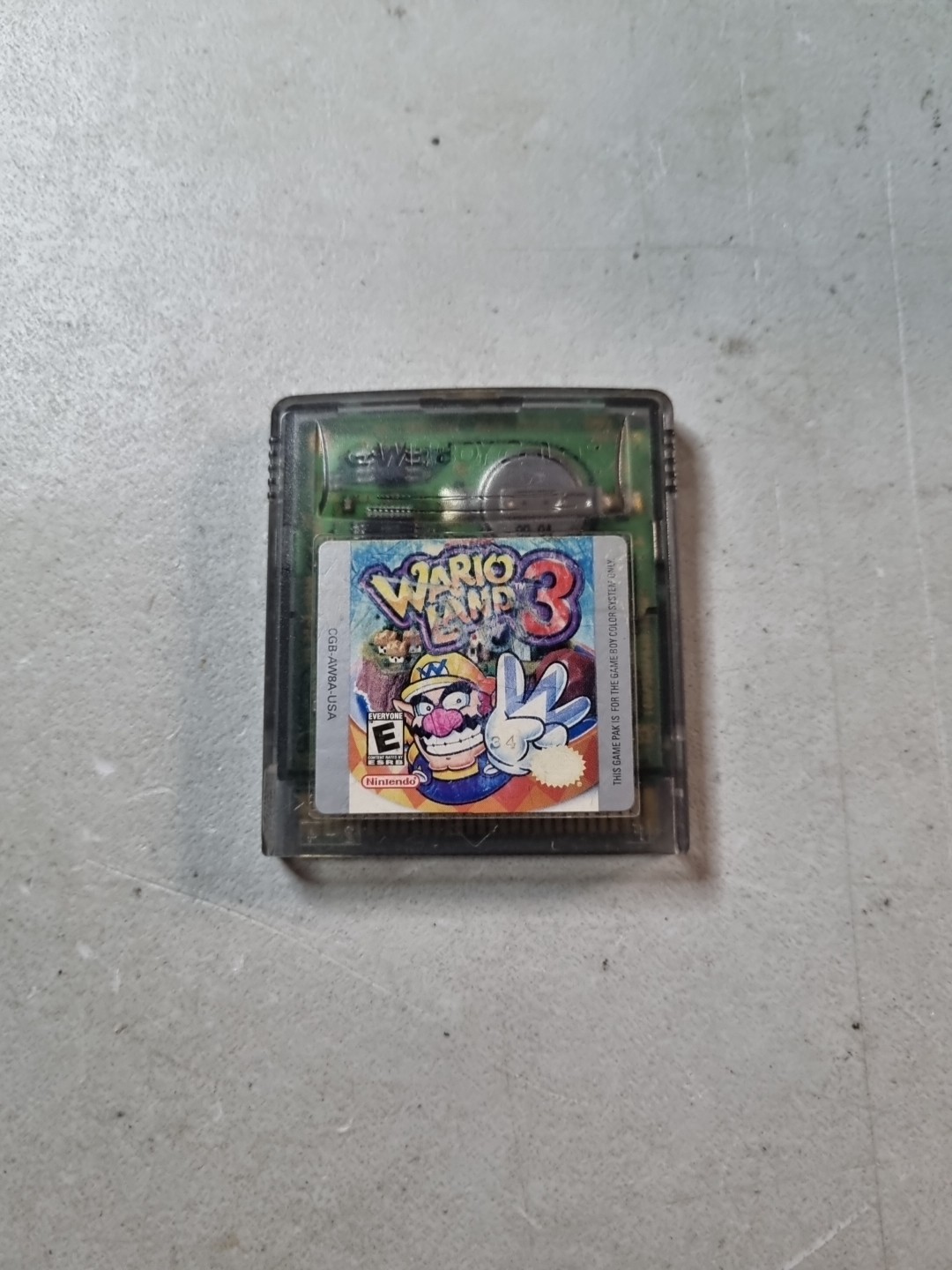 Wario Land 3 Nintendo Game Boy Color, 2000 Tested Cart Only Authentic