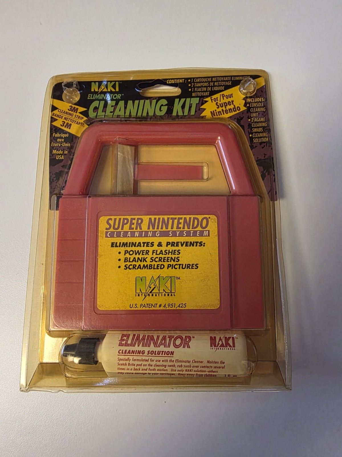 Naki Eliminator Cleaning Kit – Nintendo NES Vintage Video Game