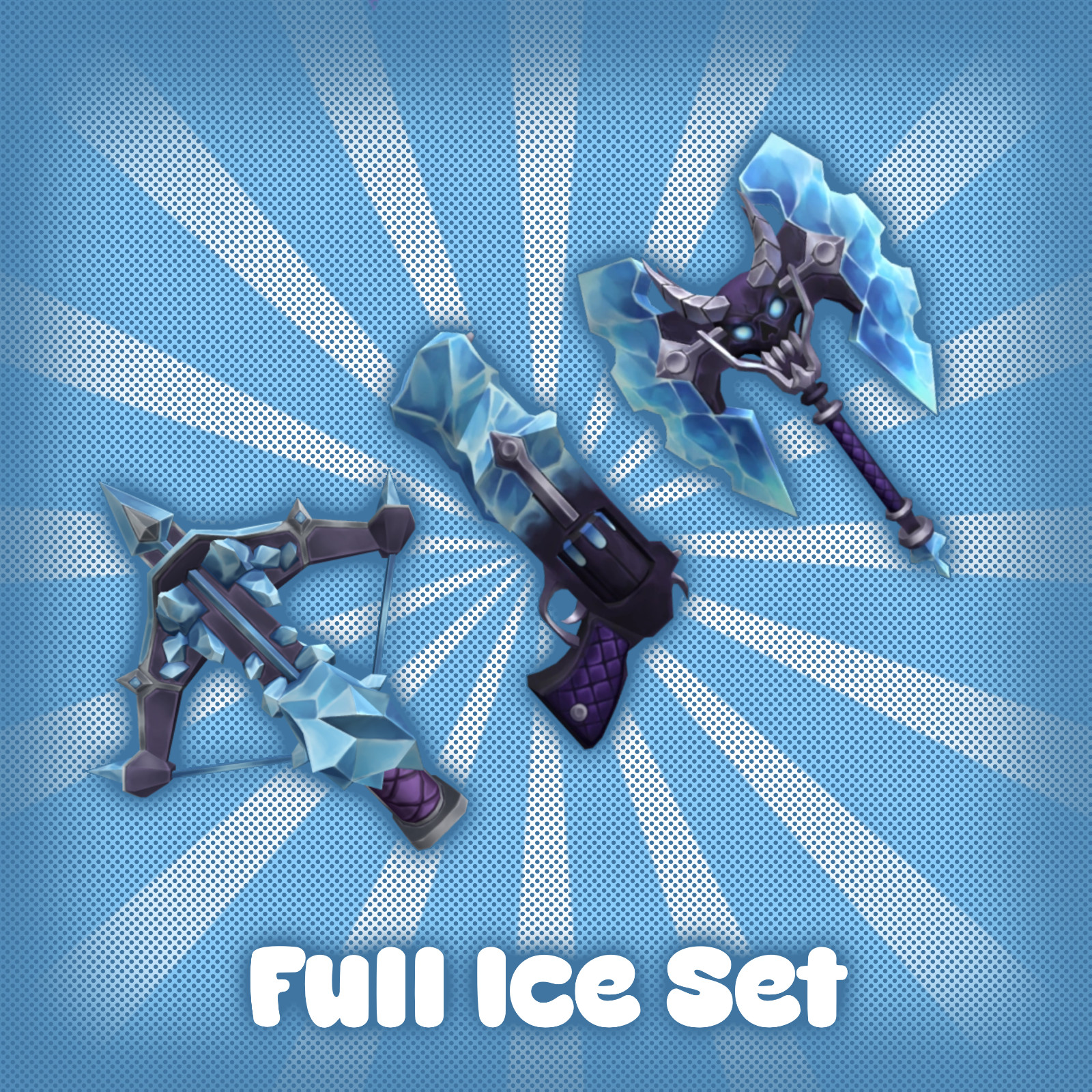 Full Ice Set MM2 Godly Bundle / Cheap and Quick Delivery (Murder Mystery 2)