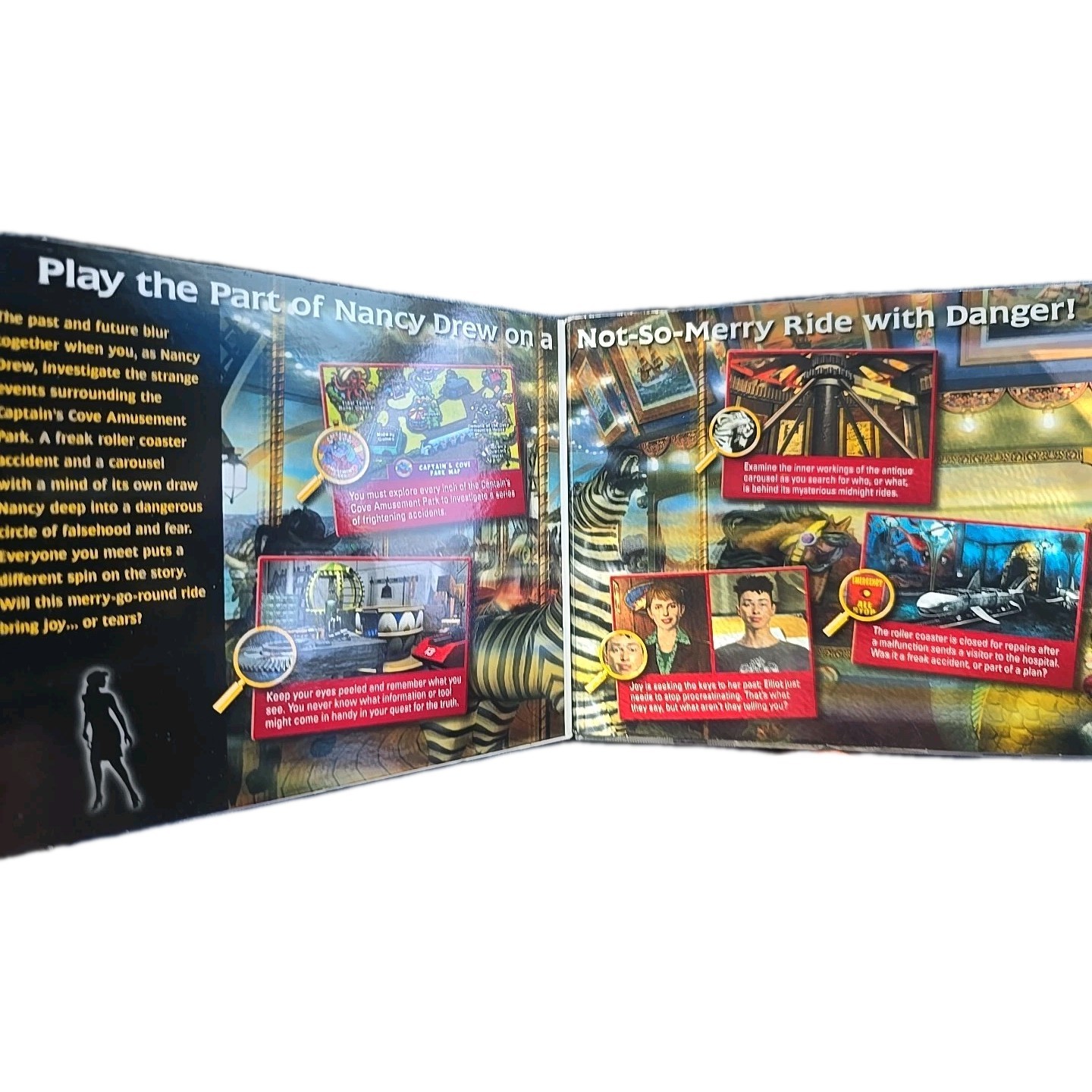 Nancy Drew #8: The Haunted Carousel (PC CD-ROM, 2003, Her Interactive) – VG!