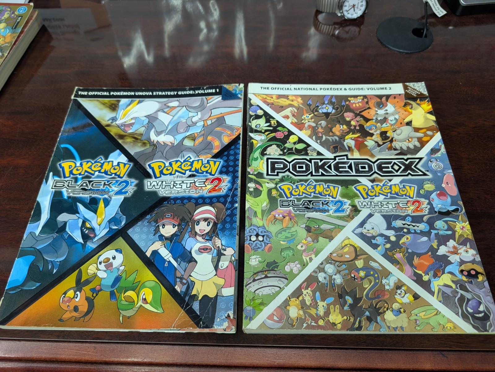 Pokemon Black 2 and White 2 Volume 1+2 Strategy Guide Books Used (No Posters).