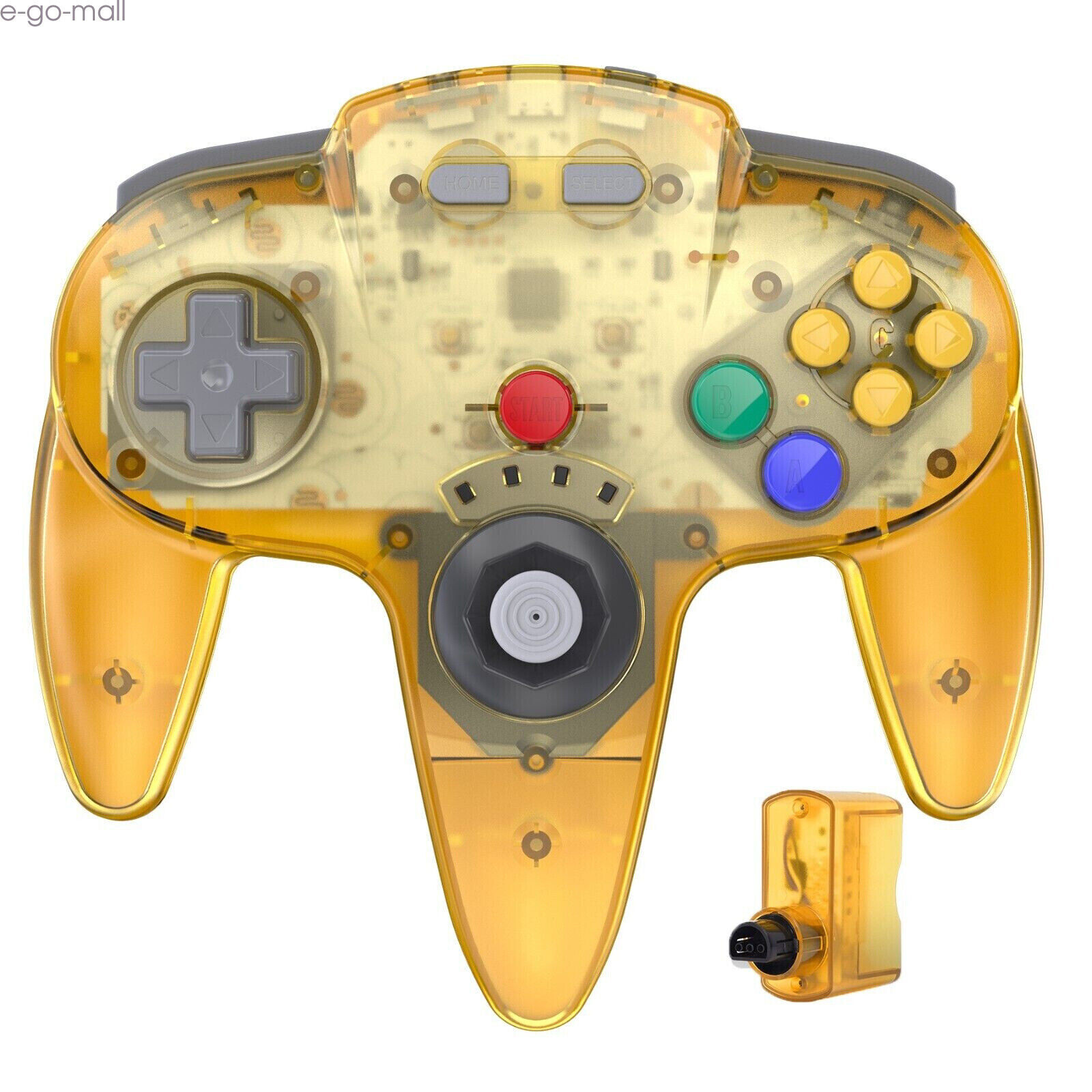 2.4G Wireless N64 Controller w/ Rumble Pak for Nintendo N64 or USB For Switch