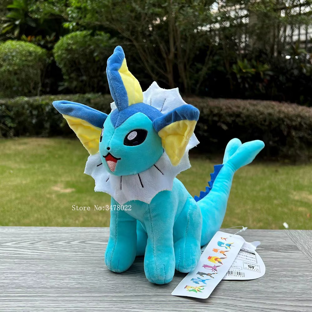 Flareon Vaporeon Plush 9in 10.2in Soft Pokemon Stuffed Doll Cute Gift Toy