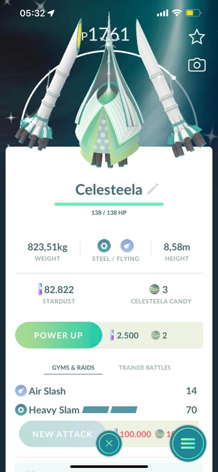 Shiny Celesteela – MlNl P T C – Go Read Description | Pokémon