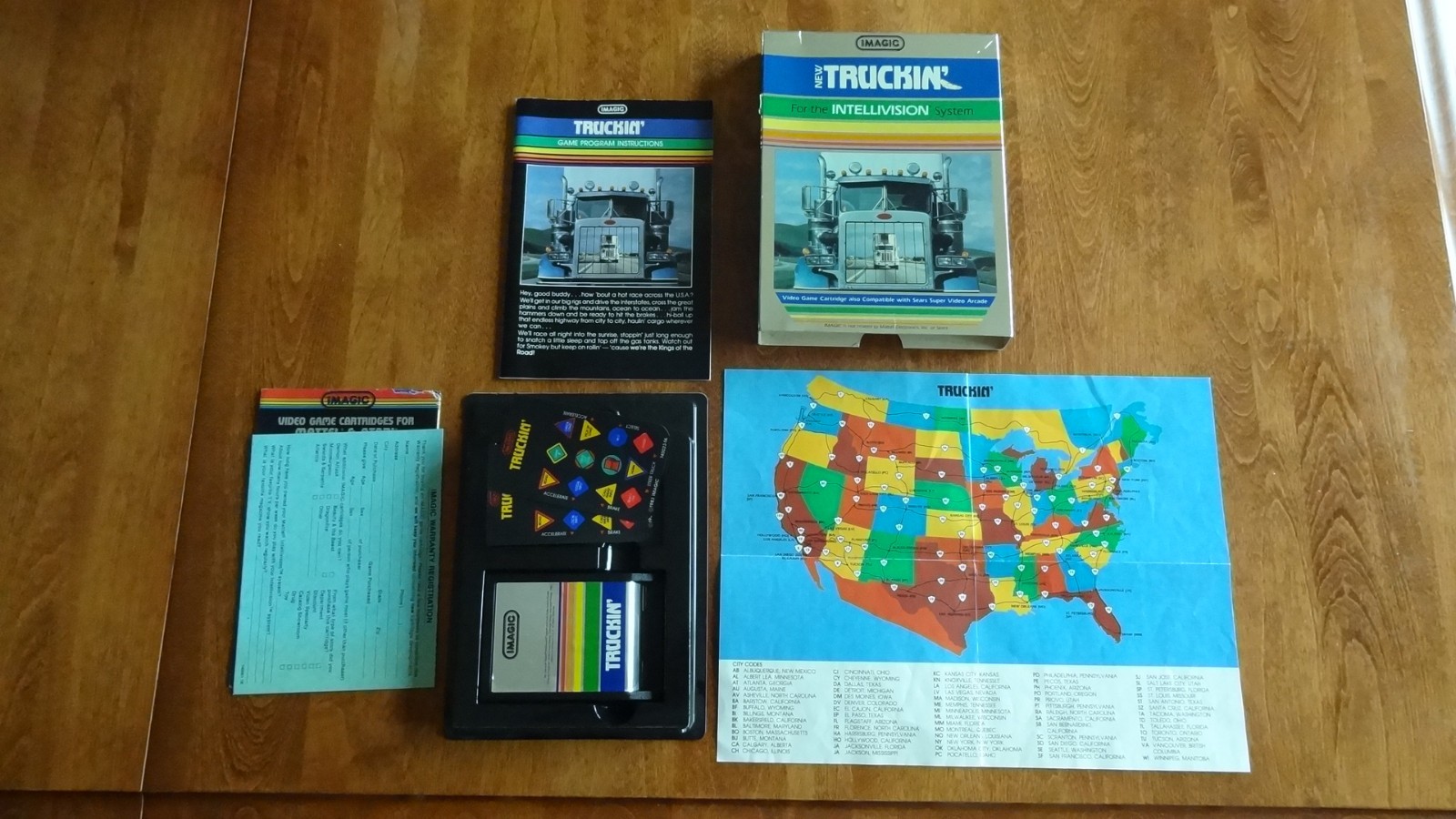 INTELLIVISION IMAGIC TRUCKIN’ BOXED