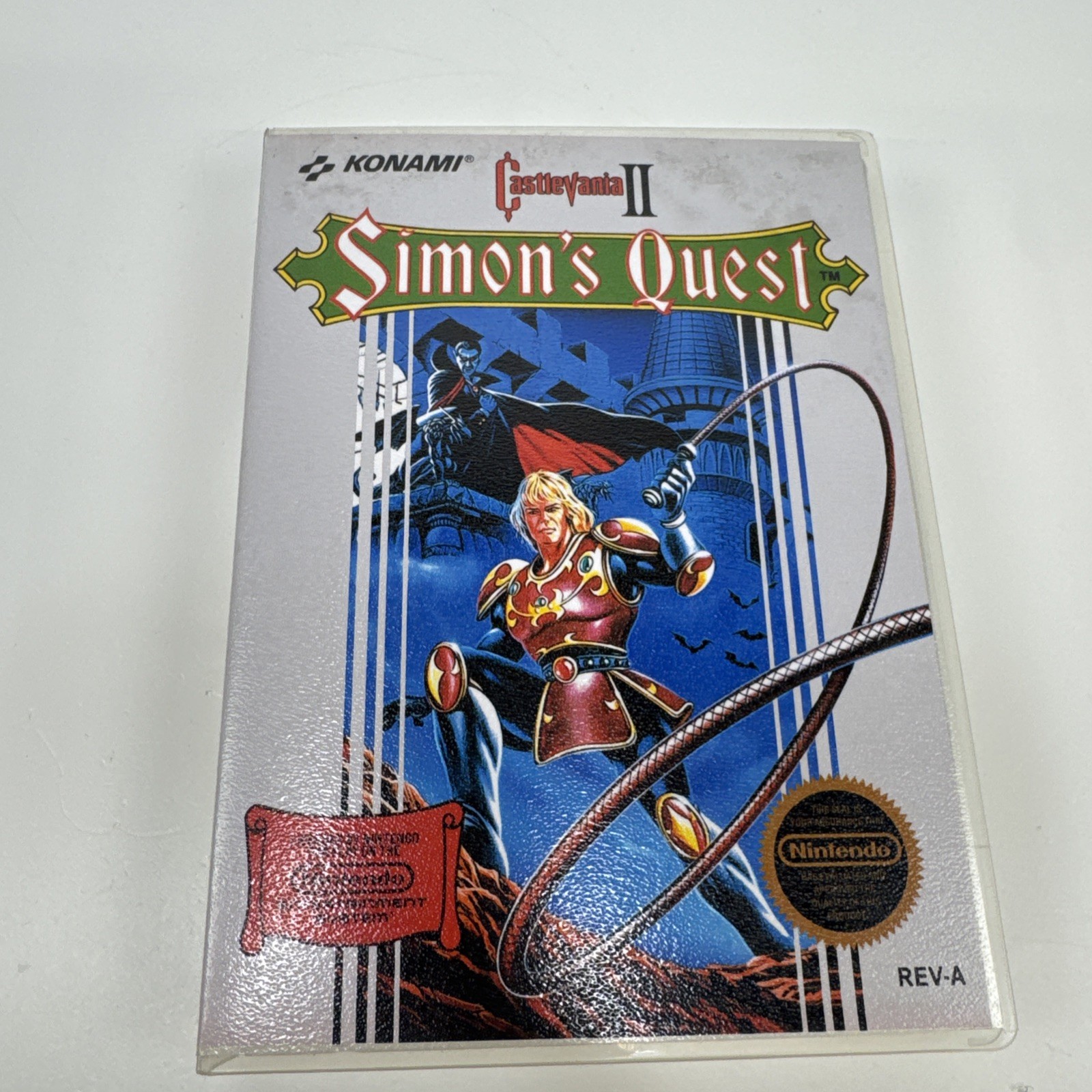 Protective Display Case for Nintendo NES Cartridges (Rental Case) Game/Manual S