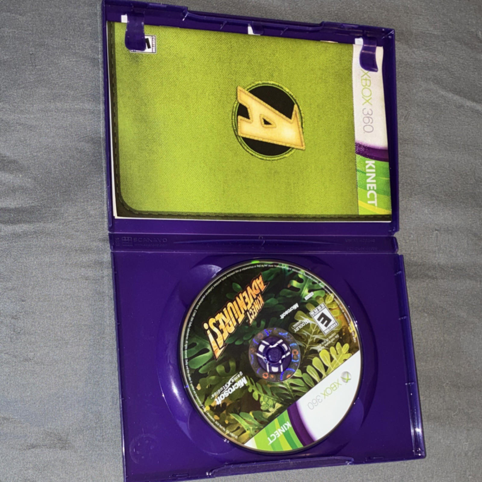 Microsoft Game Studios Kinect Adventures! Xbox 360 Action Family Manual NTSC E