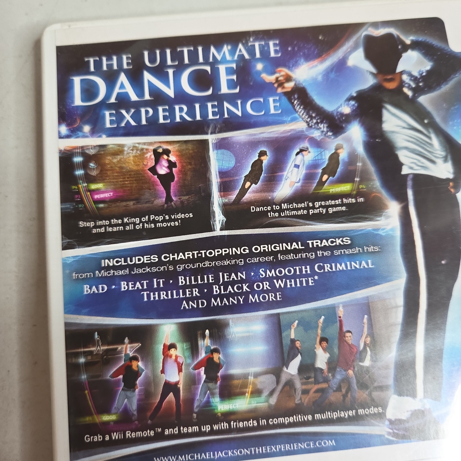 Michael Jackson The Experience Nintendo Wii No Manual Tested!! Working