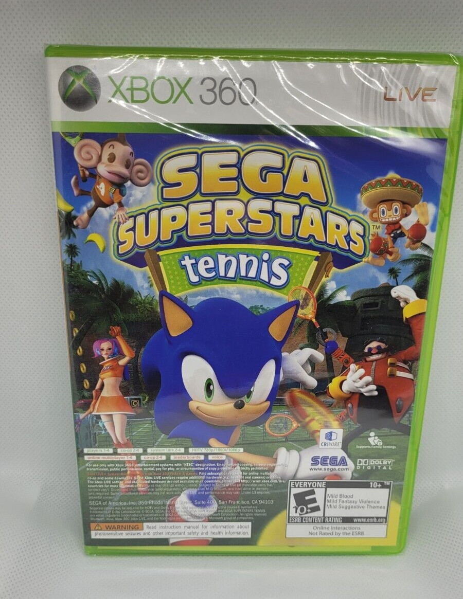Sega Sonic Superstars Tennis / Live Arcade for XBOX 360