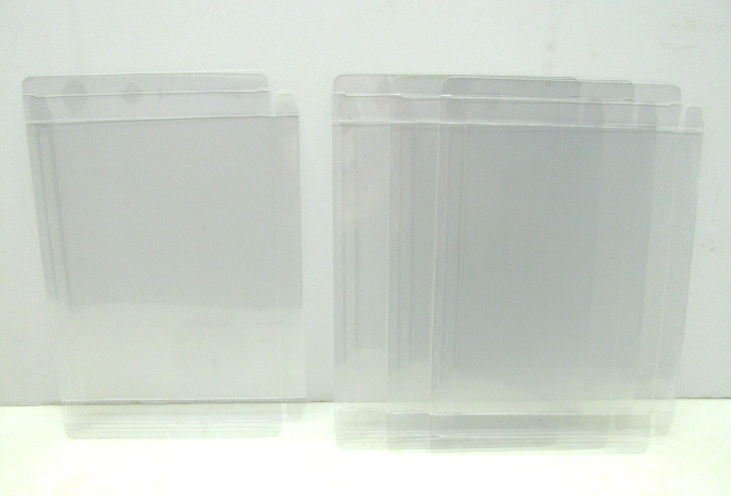 10X MICROSOFT XBOX CIB GAME -CLEAR PLASTIC PROTECTIVE BOX PROTECTORS CASE SLEEVE