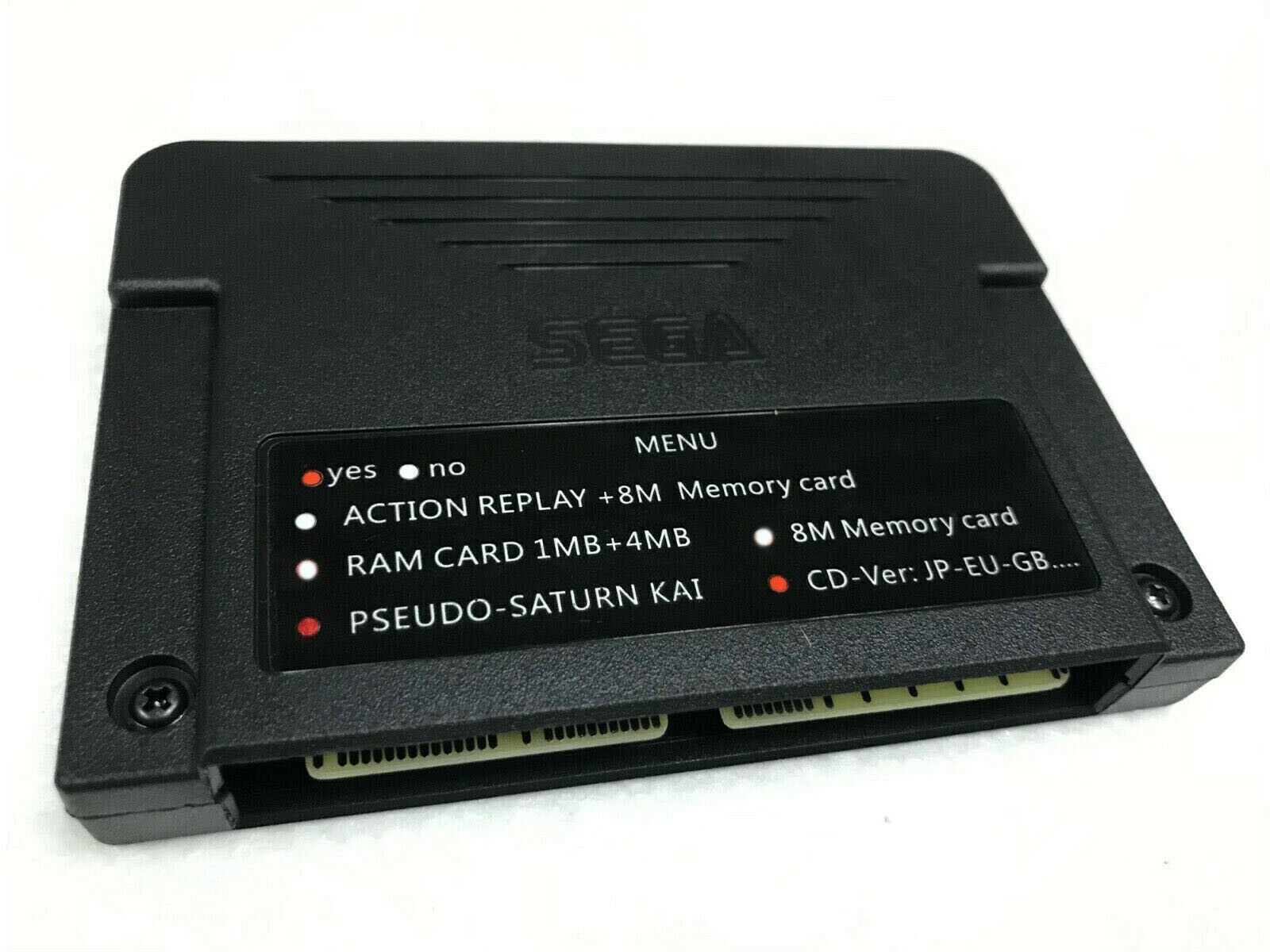 Saturn pseudo kai direct read region free backup SEGA NTSC PAL Cartridge unlock