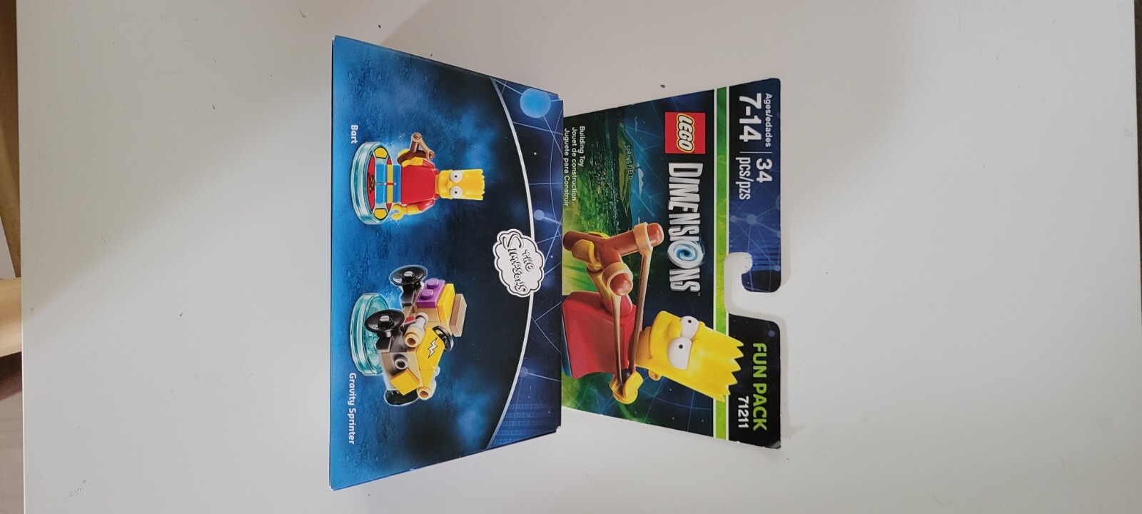 LEGO Dimensions The Bart Simpsons Gravity Sprinter Fun Pack 71211 BRAND NEW