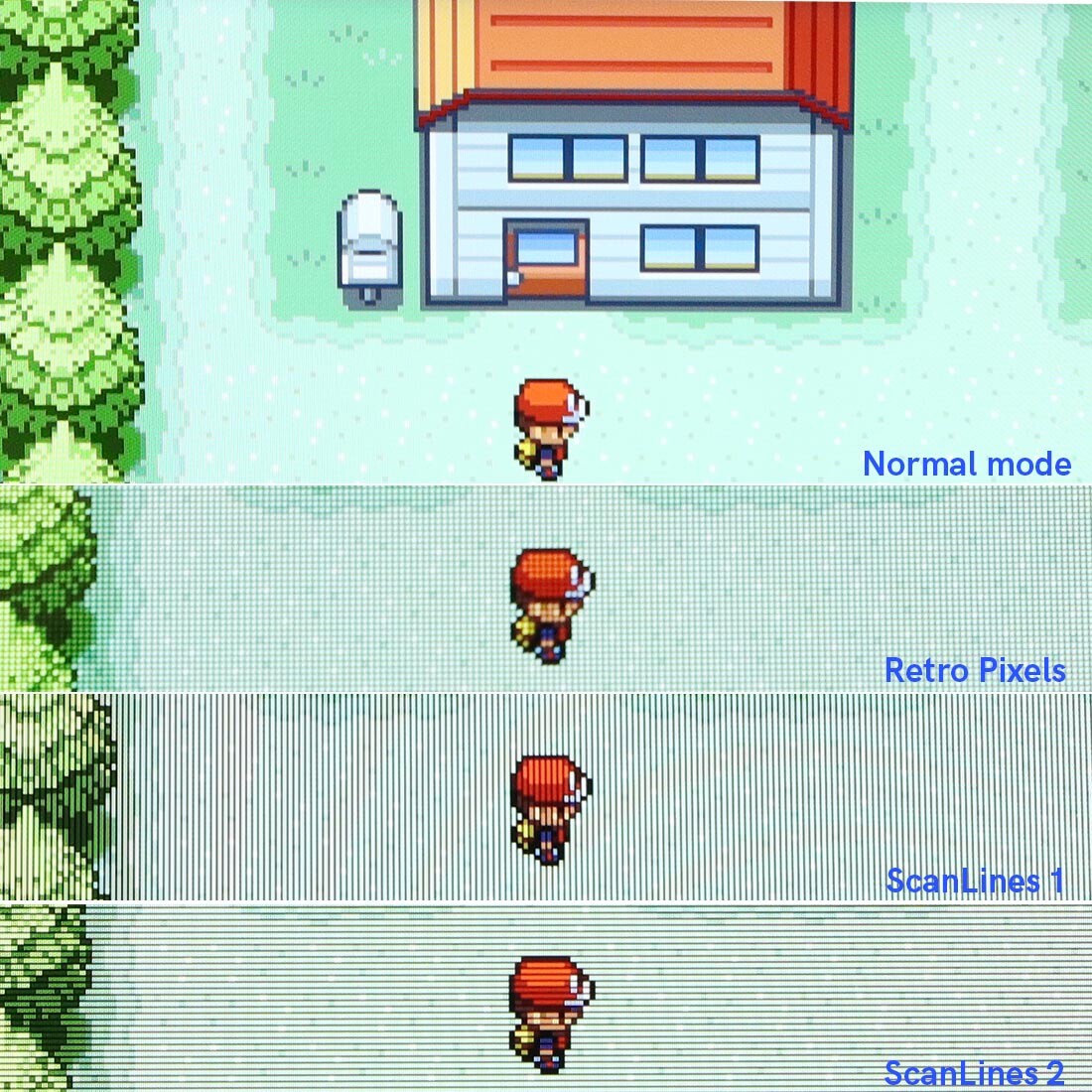 Touch Laminated OLED Screen AMOLED Screen+Pre-cut Case W/1500mAh Battery For GBC