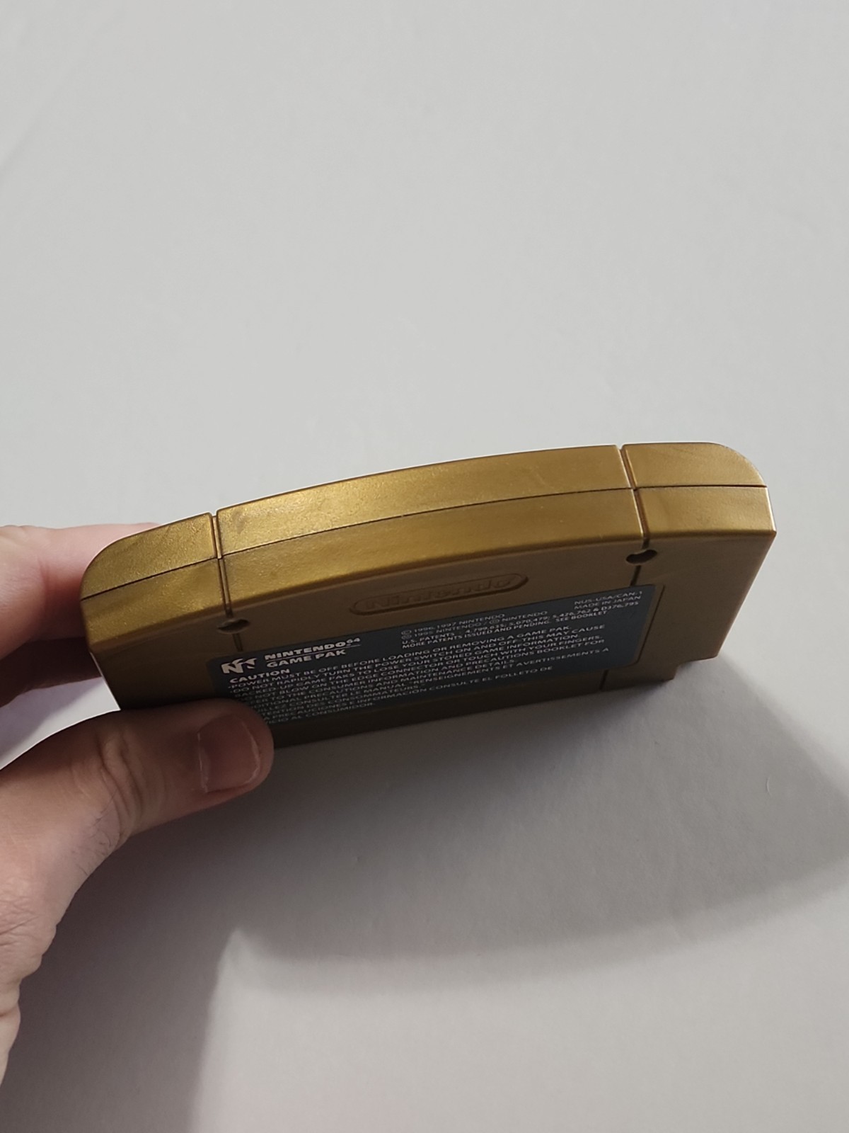 Legend of Zelda Majora’s Mask Gold Holographic N64 Tested Working Authentic
