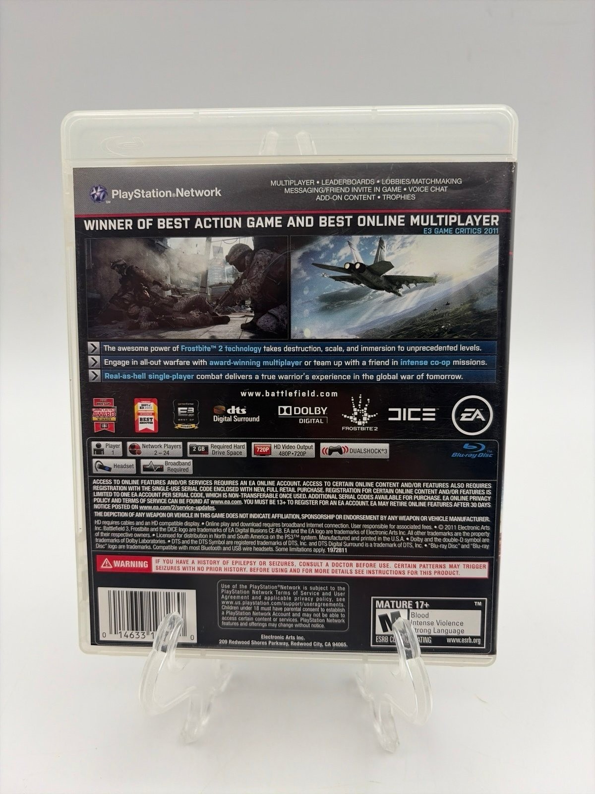 Battlefield 3 (Sony PlayStation 3, 2011) Complete PS3 Tested