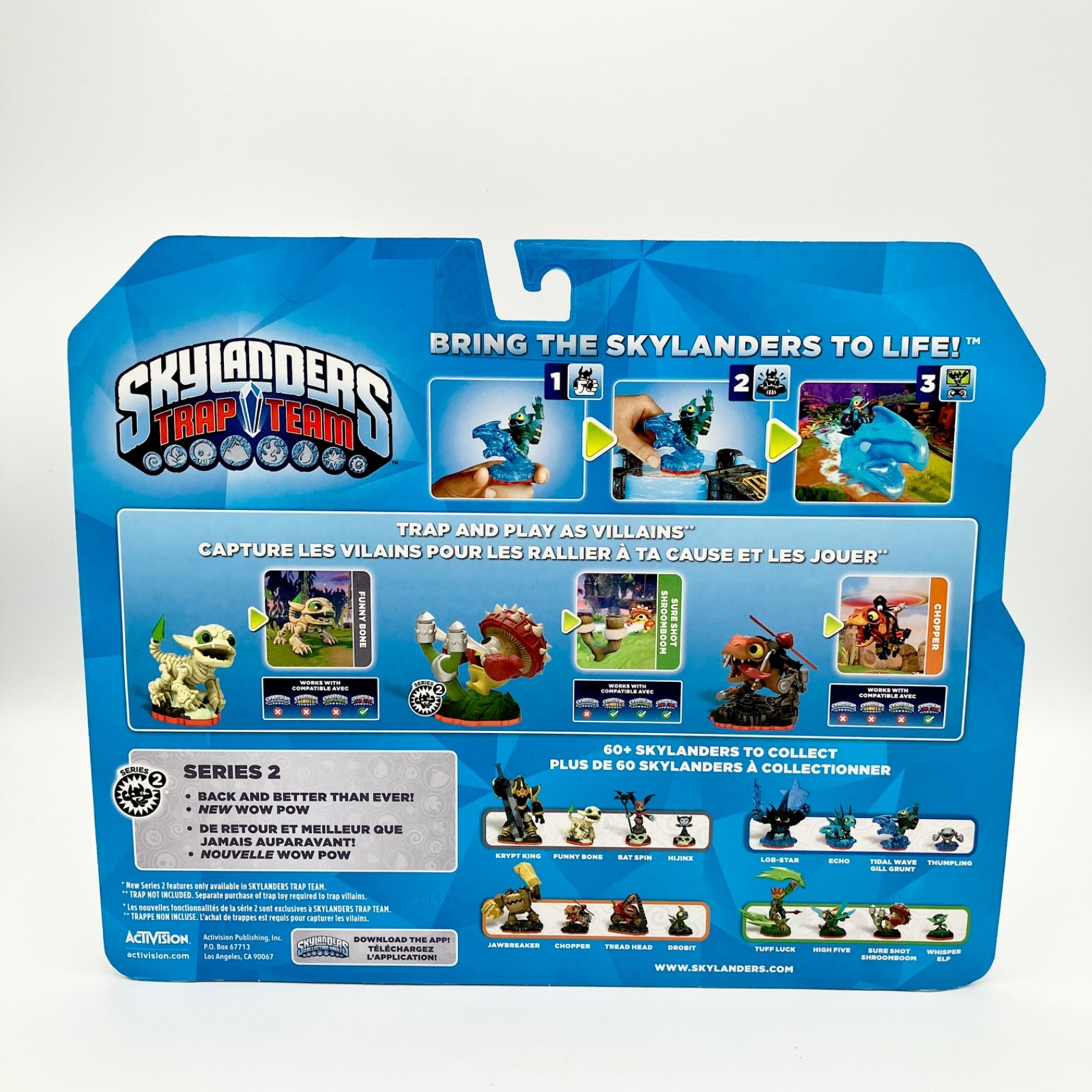 Skylanders Trap Team Funny Bone Shroomboom Chopper 3 Pack of Figures NEW SEALED