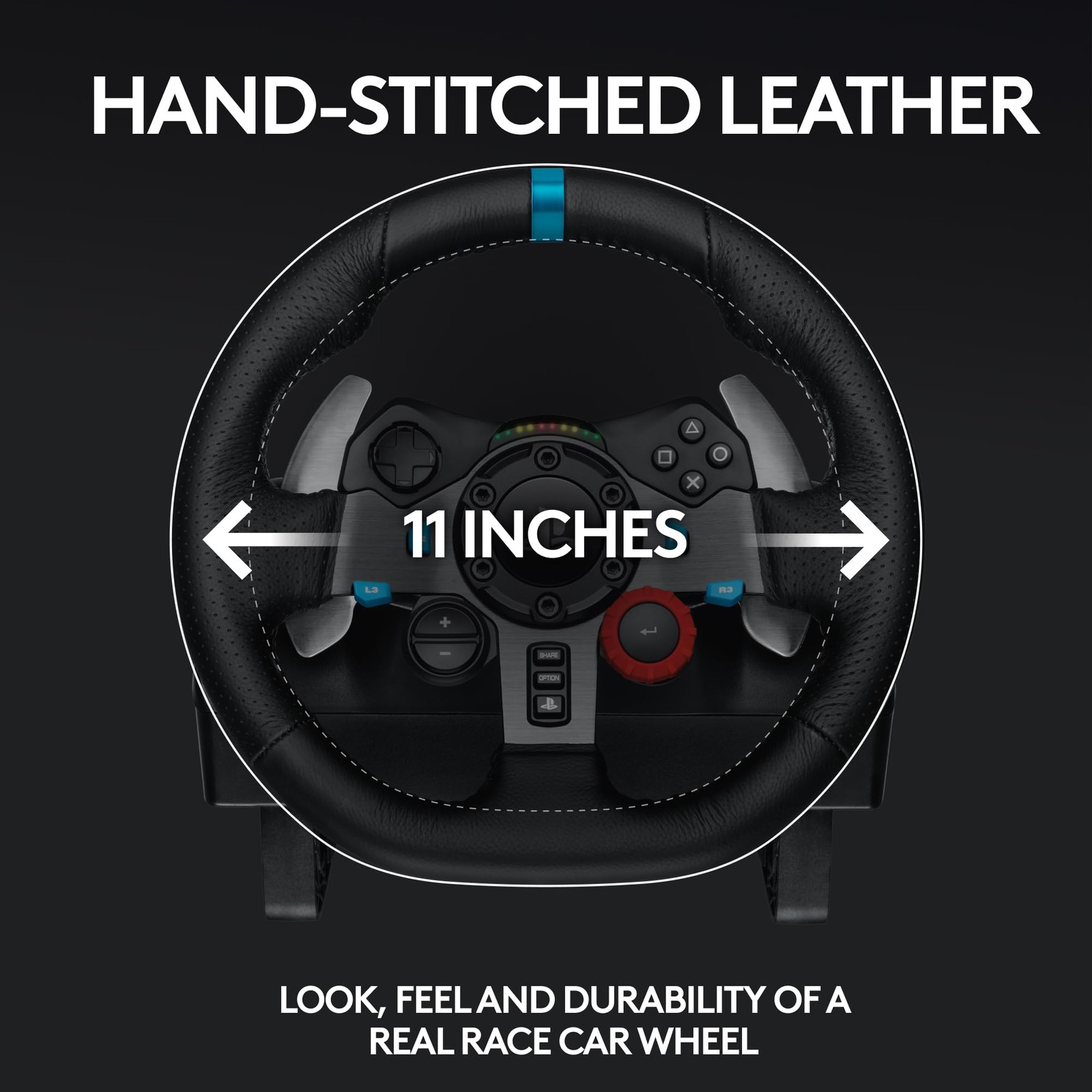 Logitech – G29 Driving Force Racing Wheel and Floor Pedals for PS5, PS4, PC,