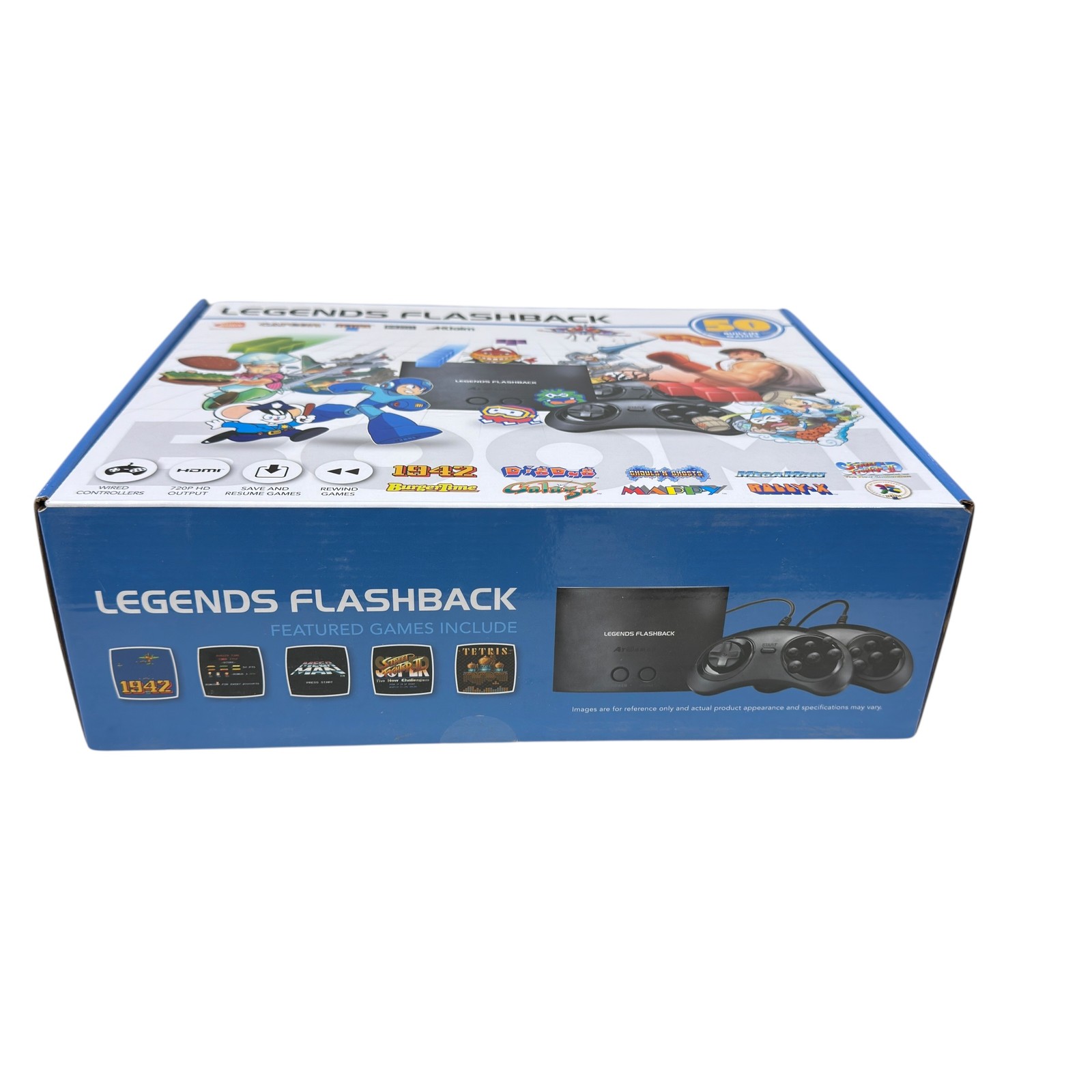 AtGames Legends Flashback Console 50 Built-In Games HDMI 720p HD Output NEW