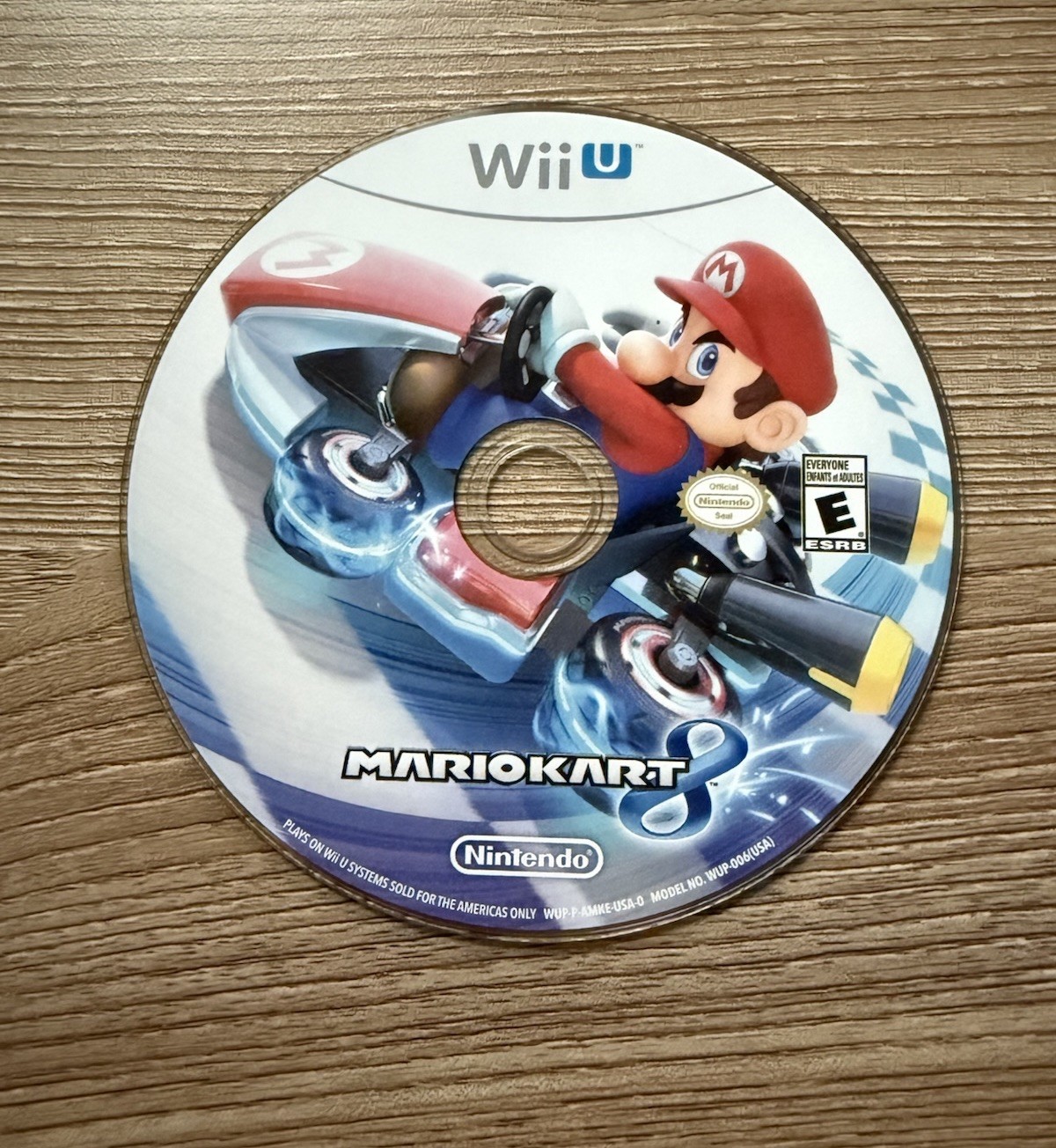 Mario Kart 8 (Nintendo Wii U, 2014) Disc Only Tested & Working Generic Case