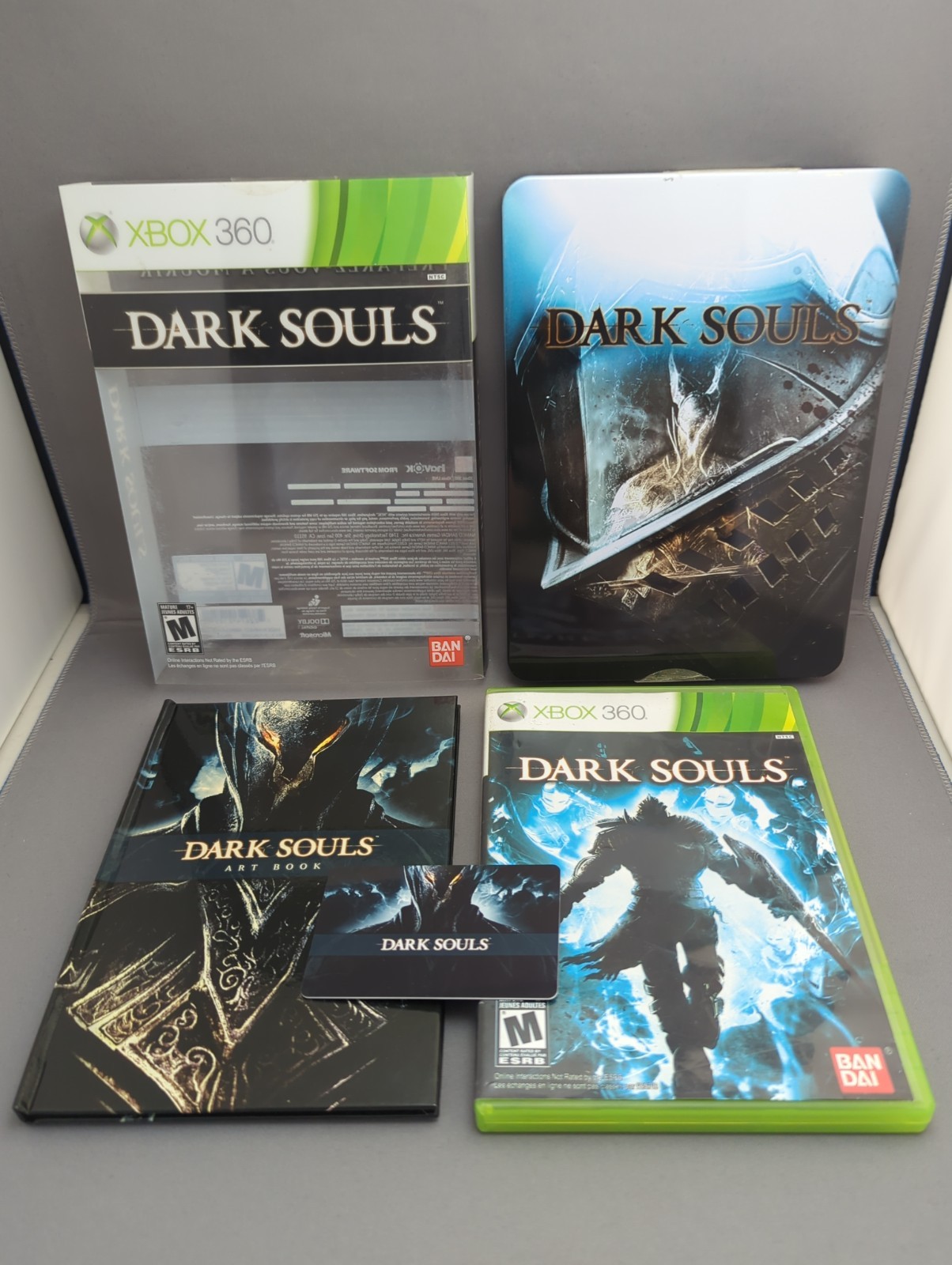 * Dark Souls Limited Edition Steelbook (Microsoft Xbox 360) Complete CIB