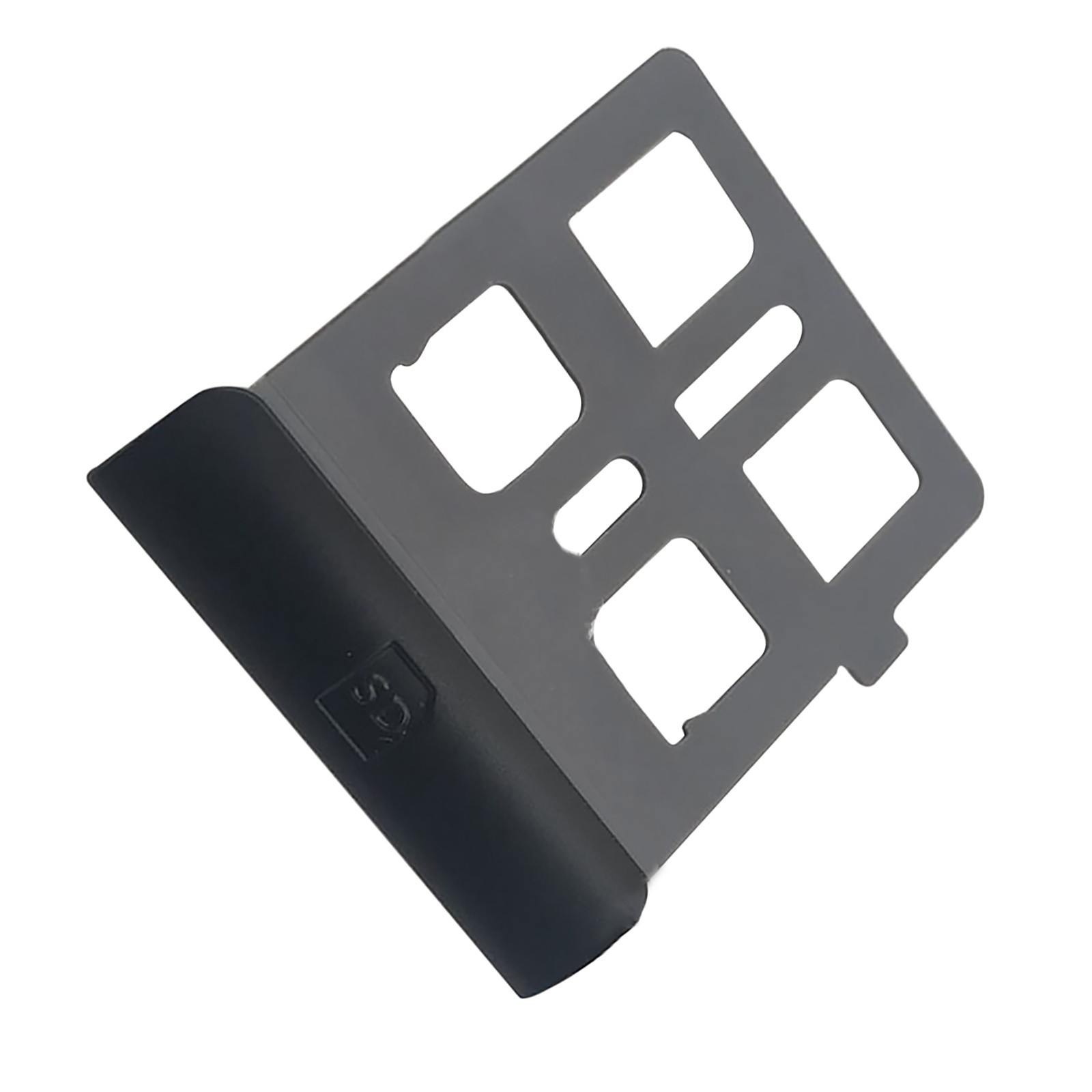 Black SD Game Card Slot Cover Holder Frame For Nintendo 3DS LL/XL Console Part l